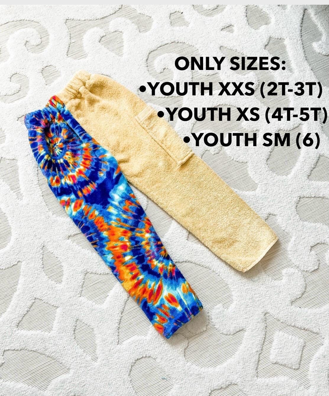 Spiral Tie Dye Towel Pants