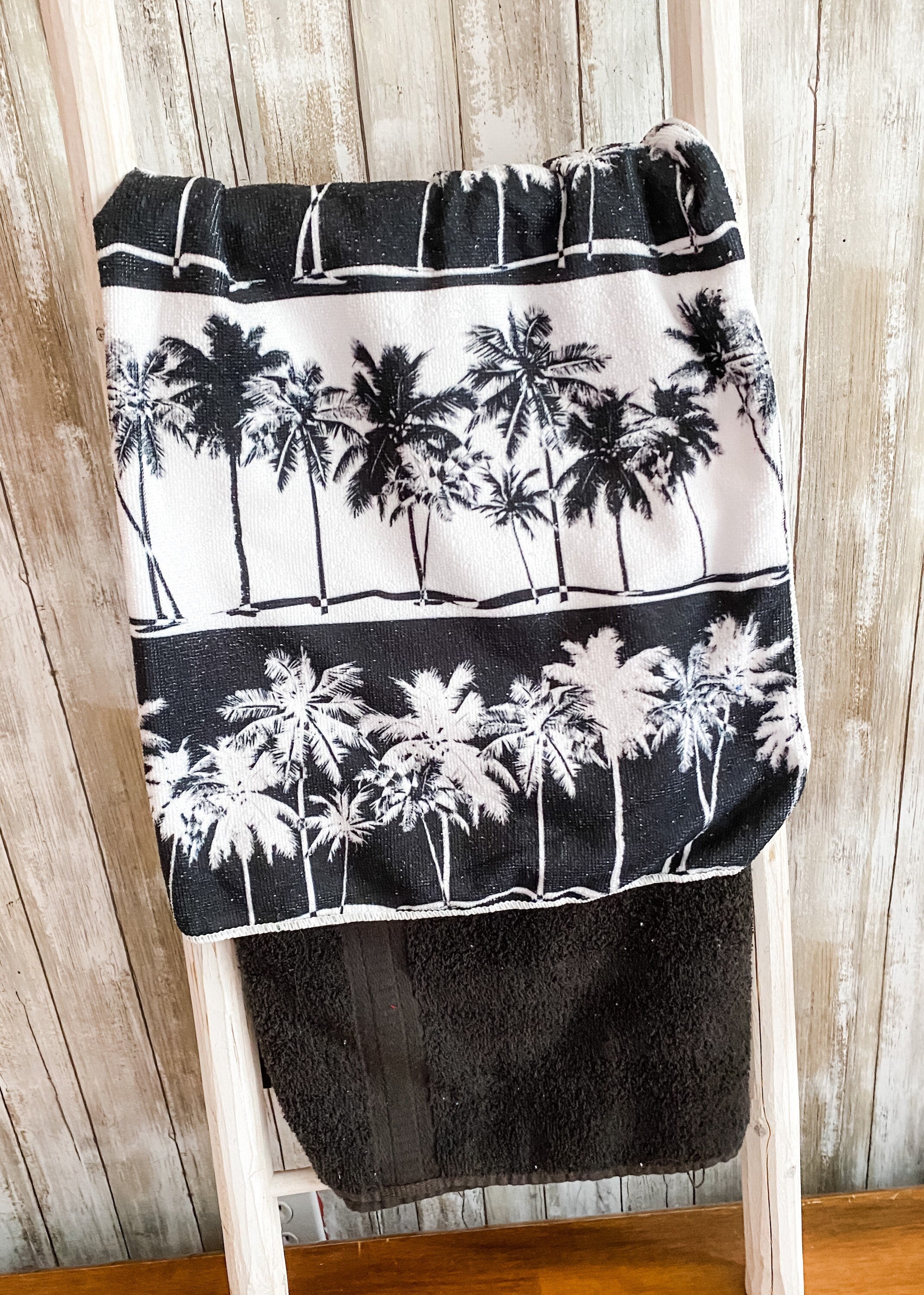 Palm Tree Microfiber Towel Pants