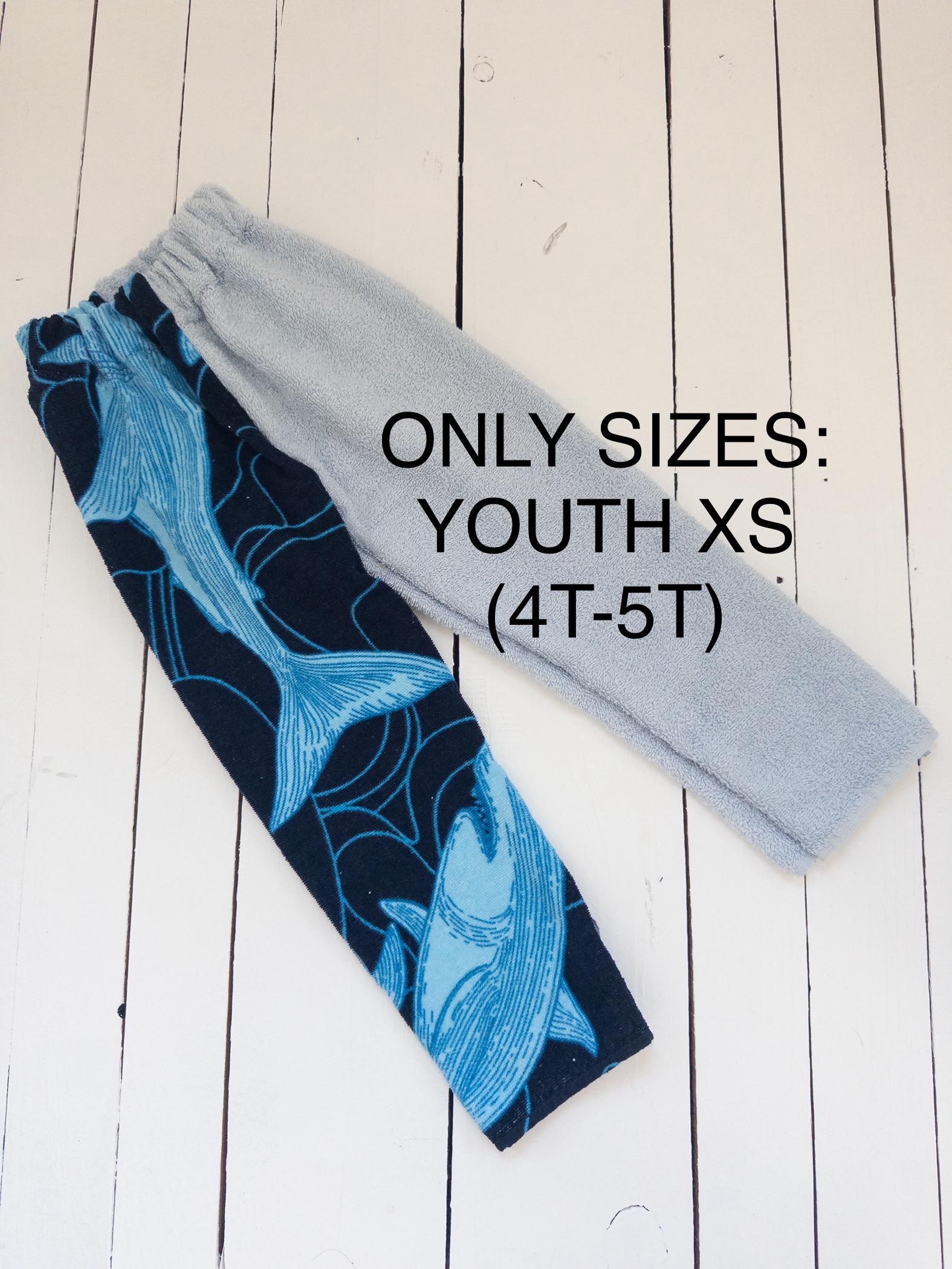 Swimming Shark Towel Pants