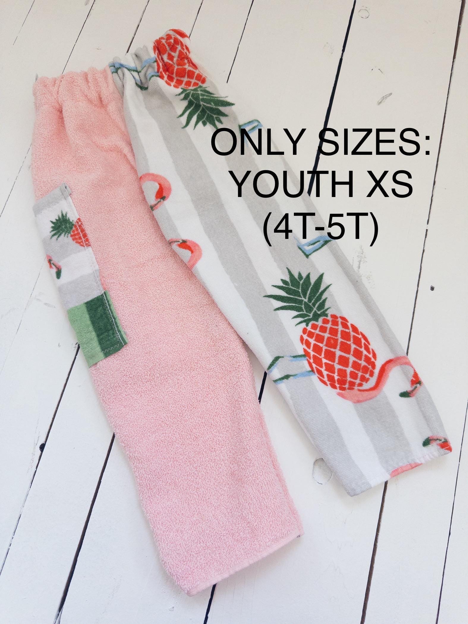 Pineapple Flamingo Towel Pants