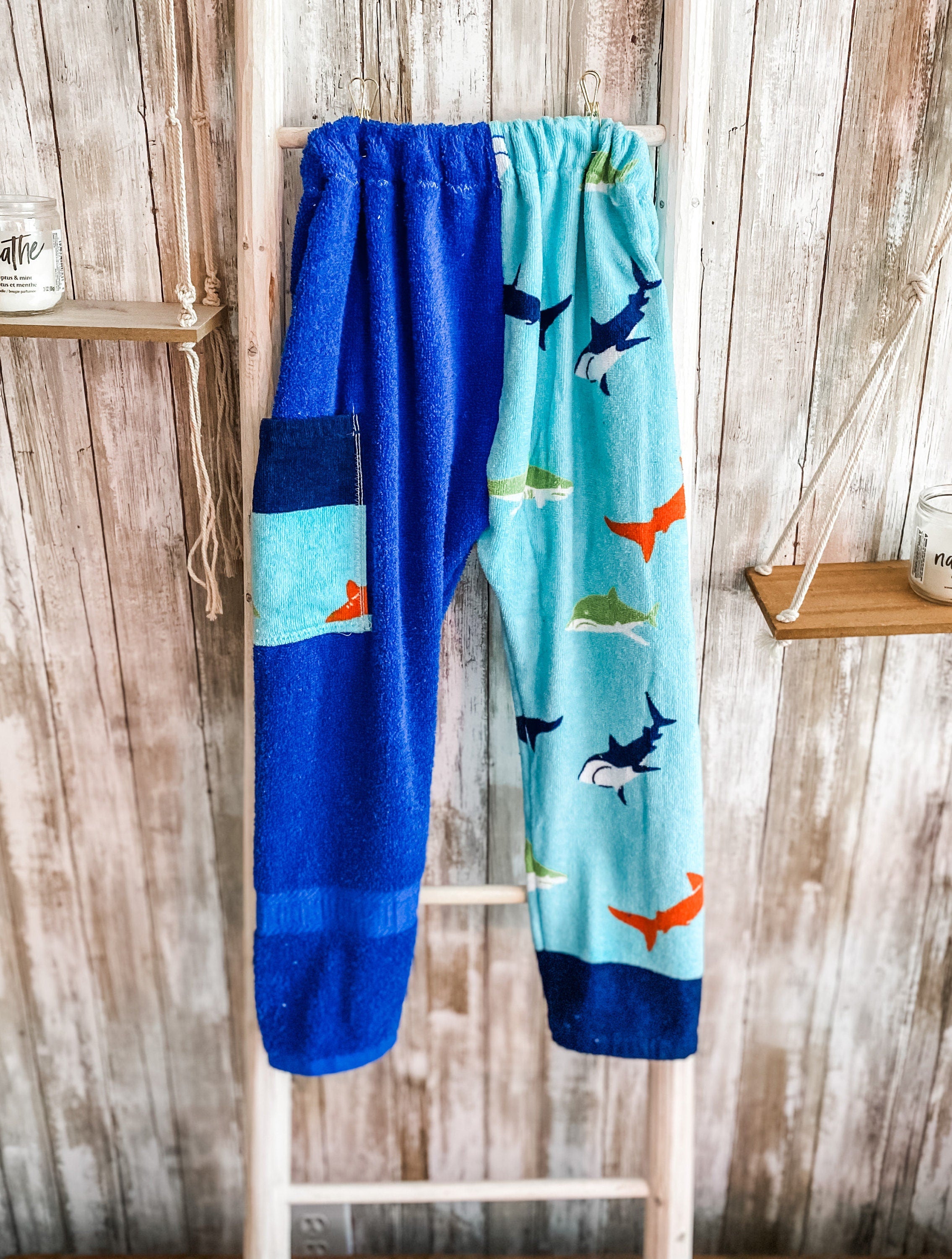 Little Sharks Towel Pants