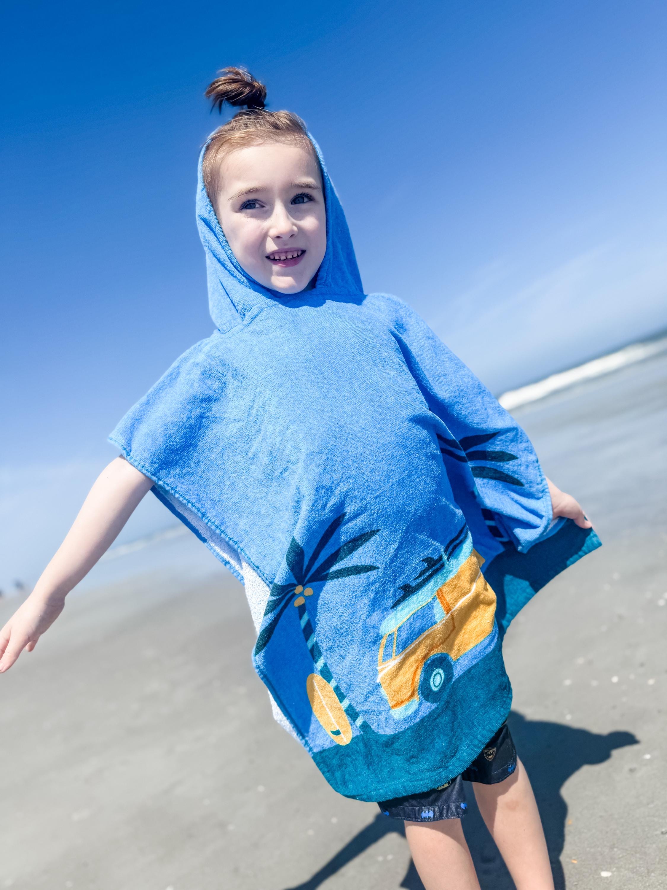 Happy Camper Towel Poncho