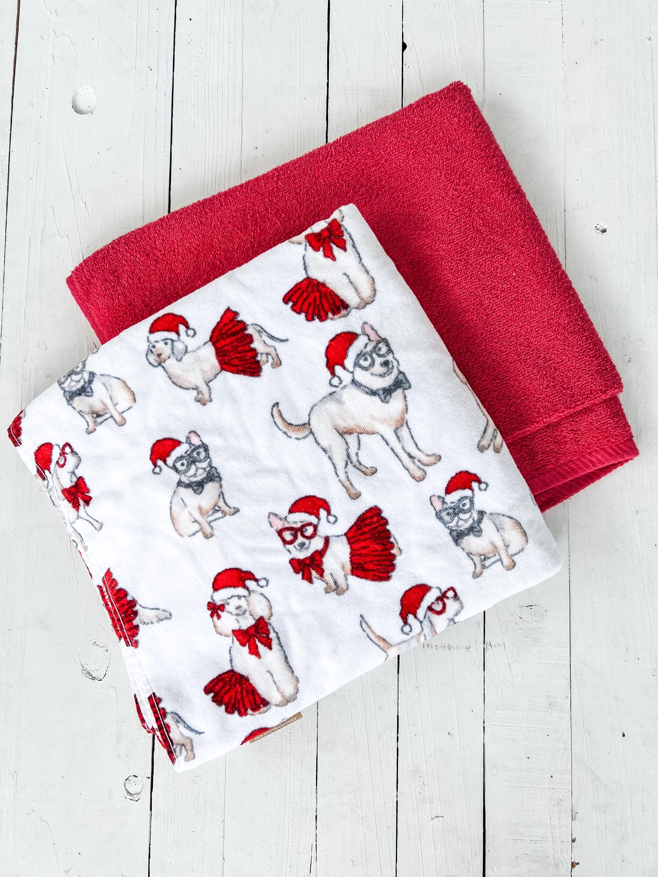 Santa Paws Towel Pants