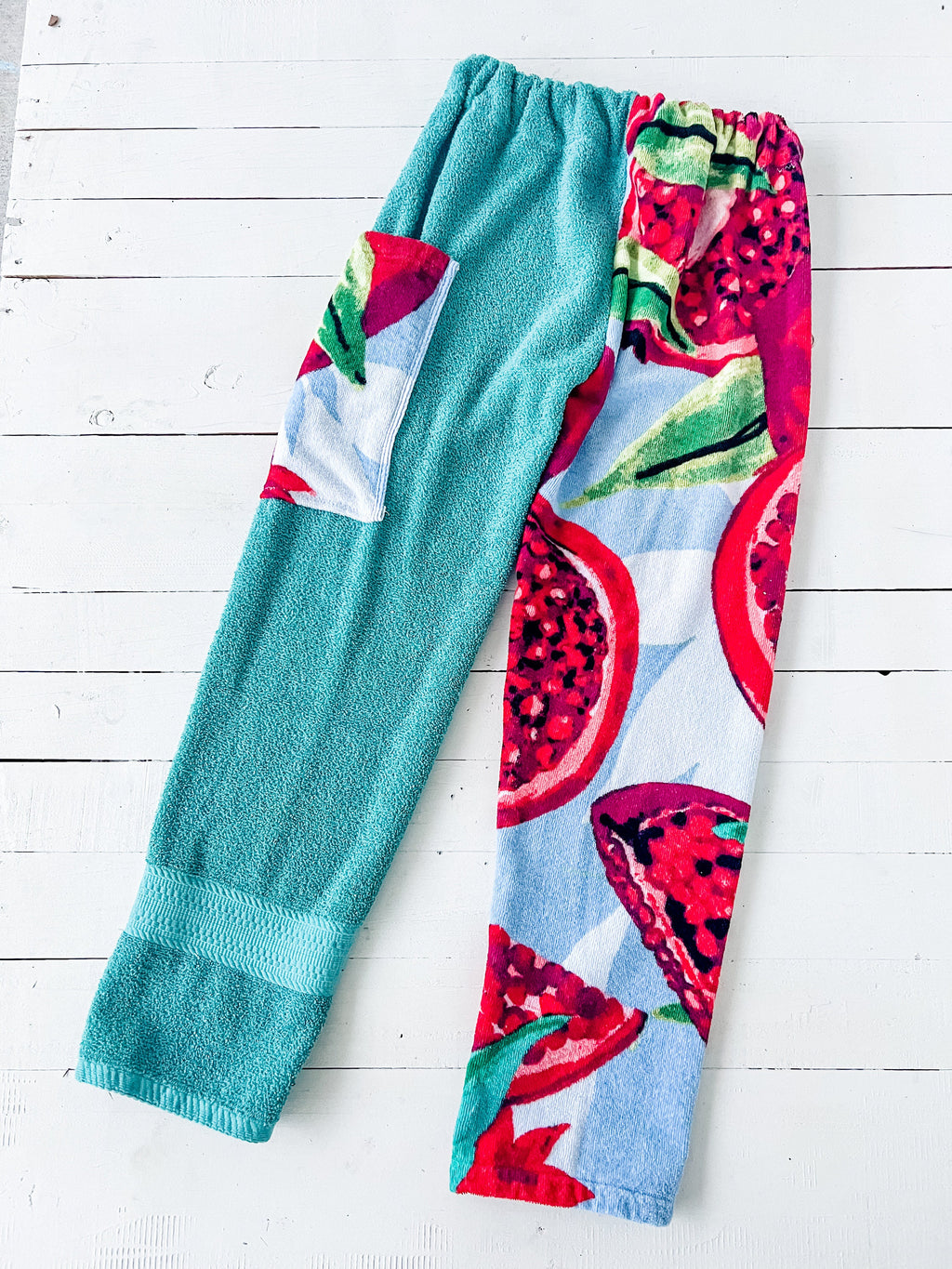 Pomegranate Towel Pants