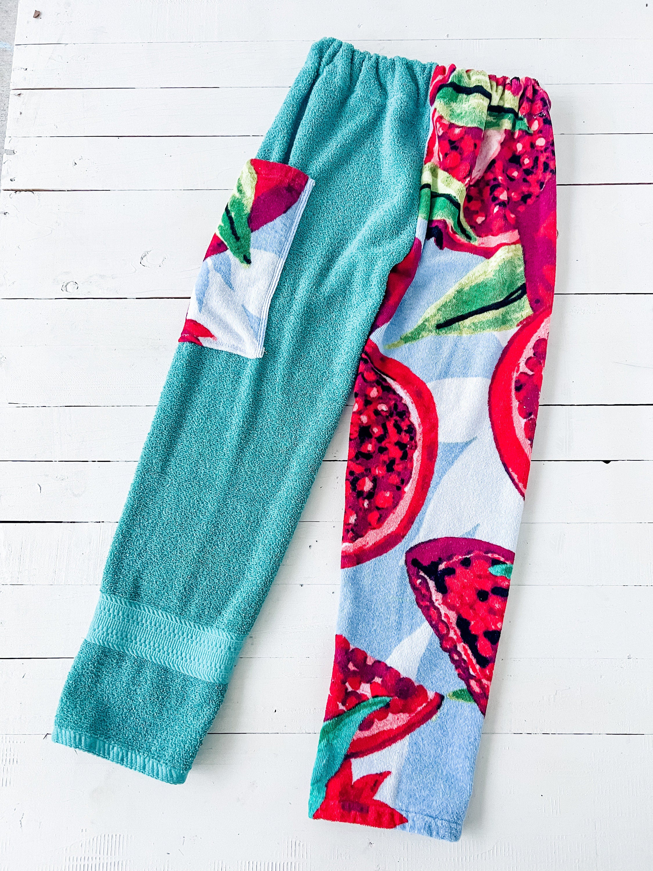 Pomegranate Towel Pants
