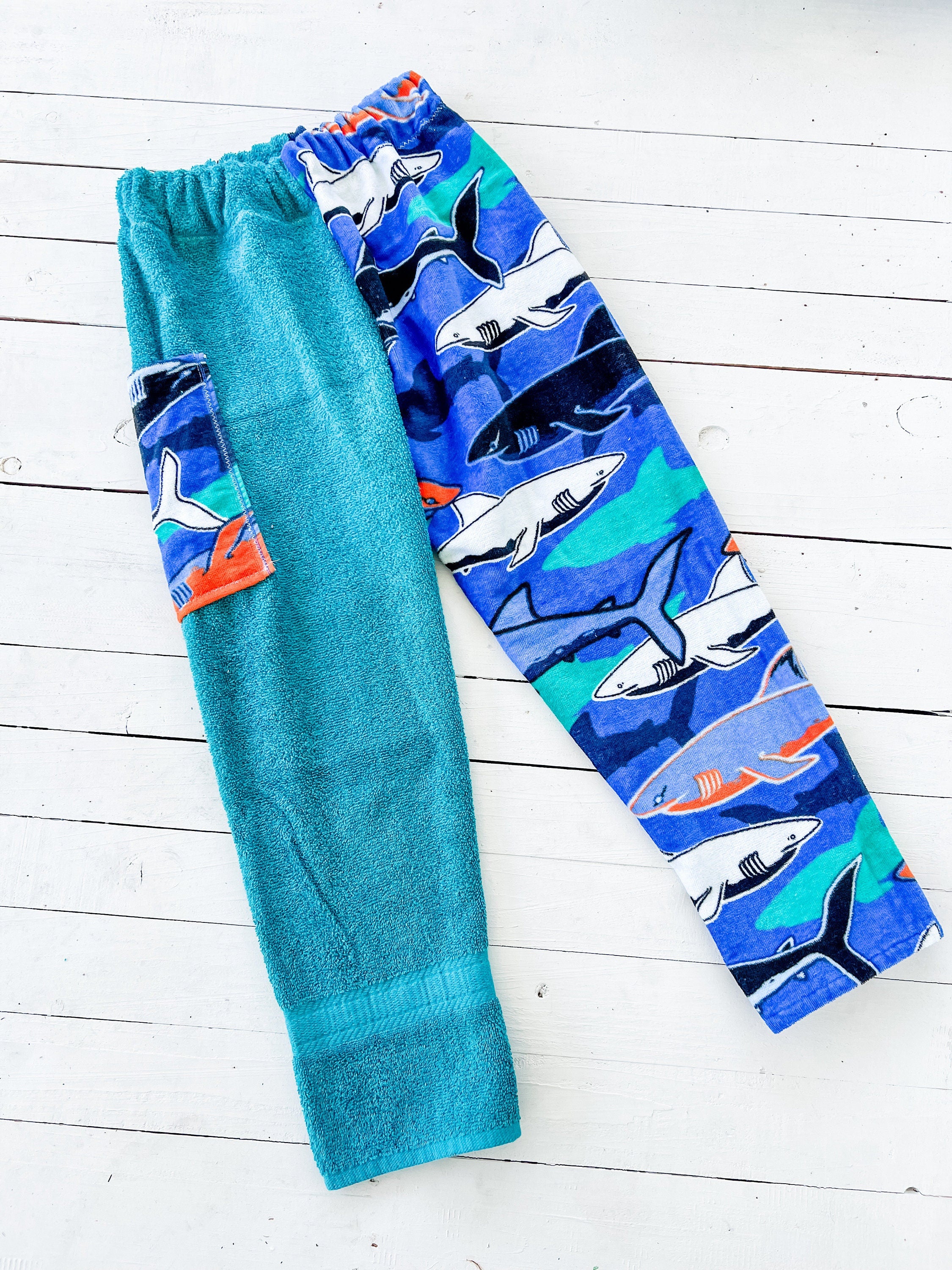 Color Camo Shark Towel Pants
