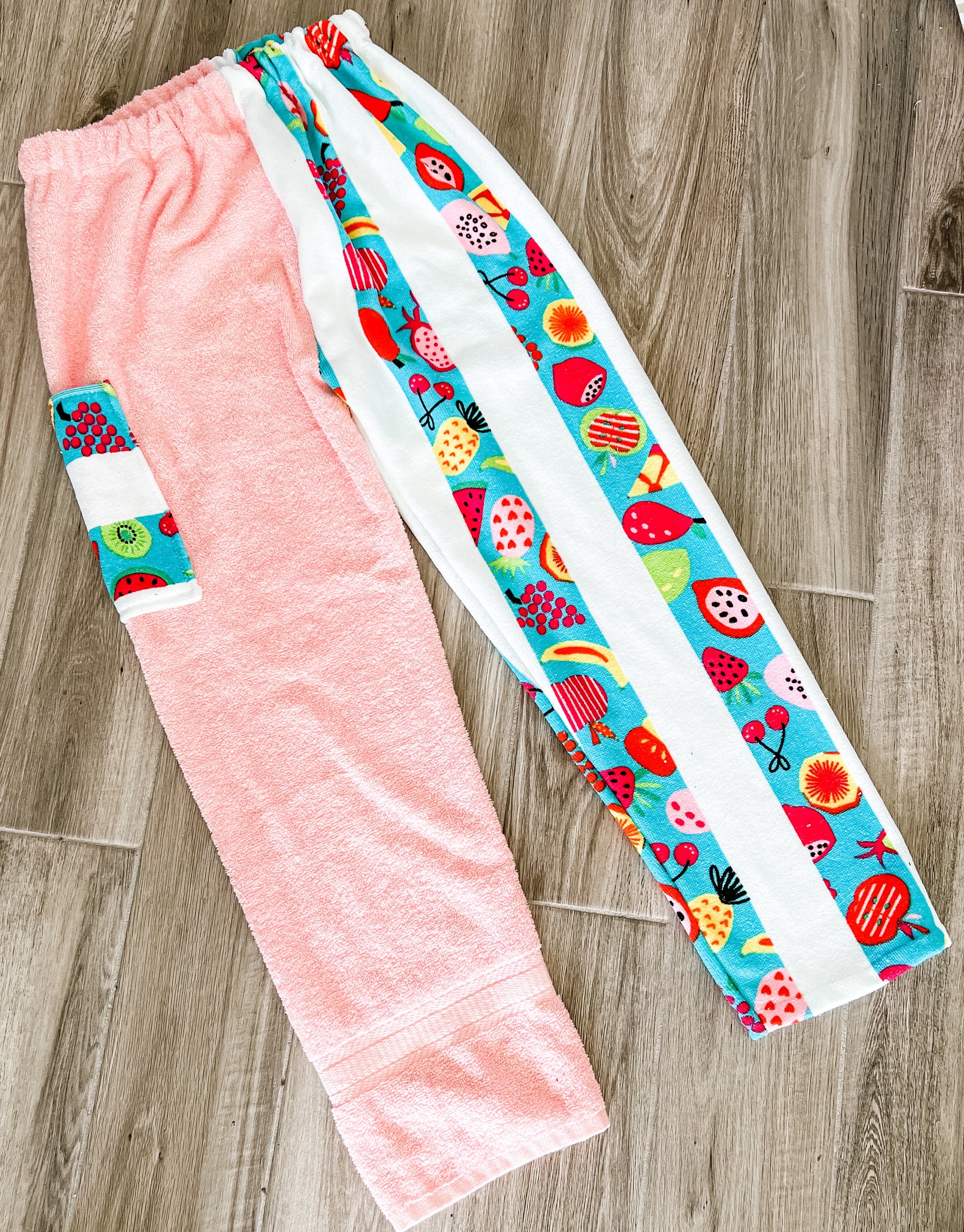 Fruit Stripe Towel Pants