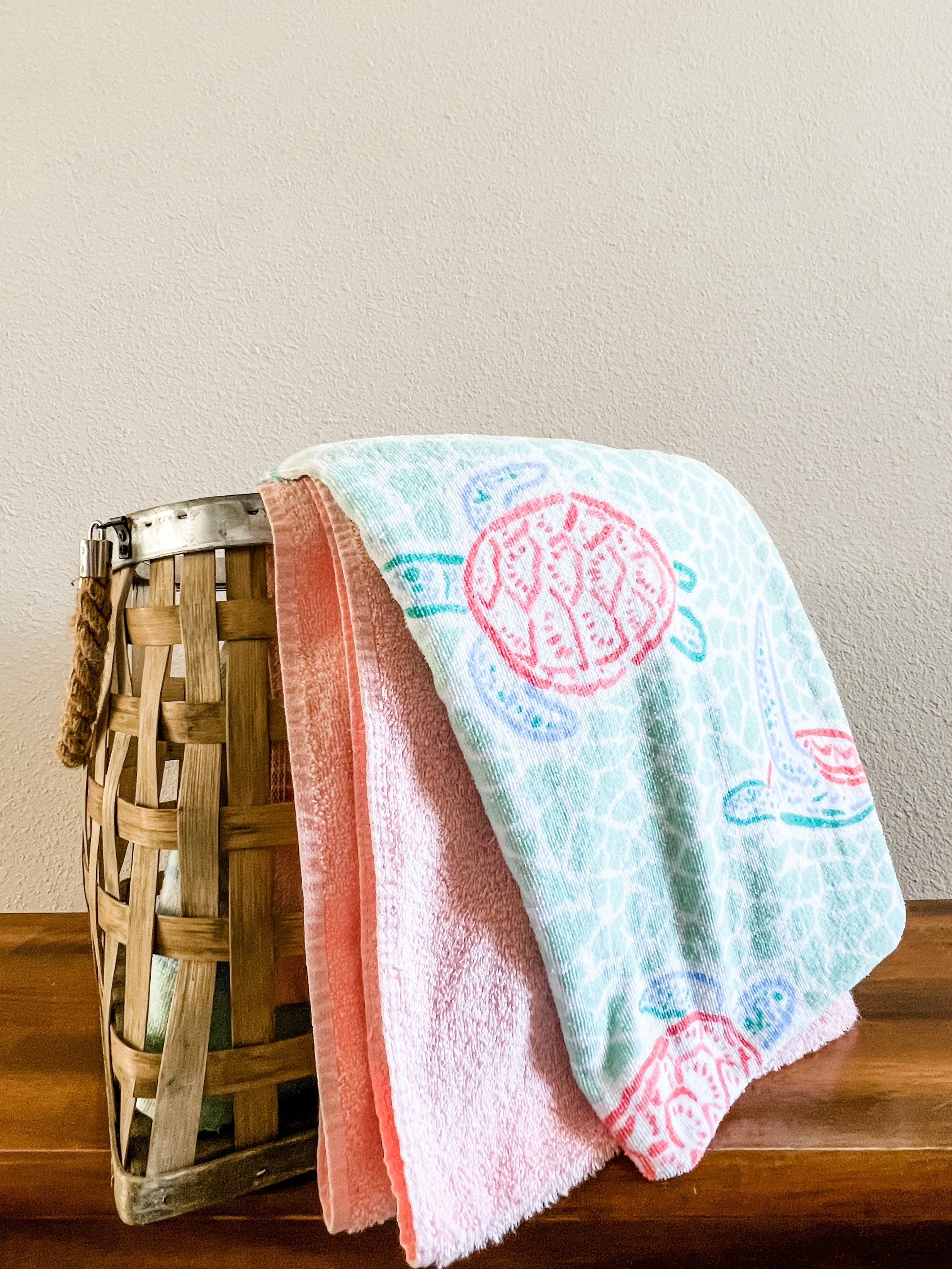 Pastel Sea Turtle Towel Pants