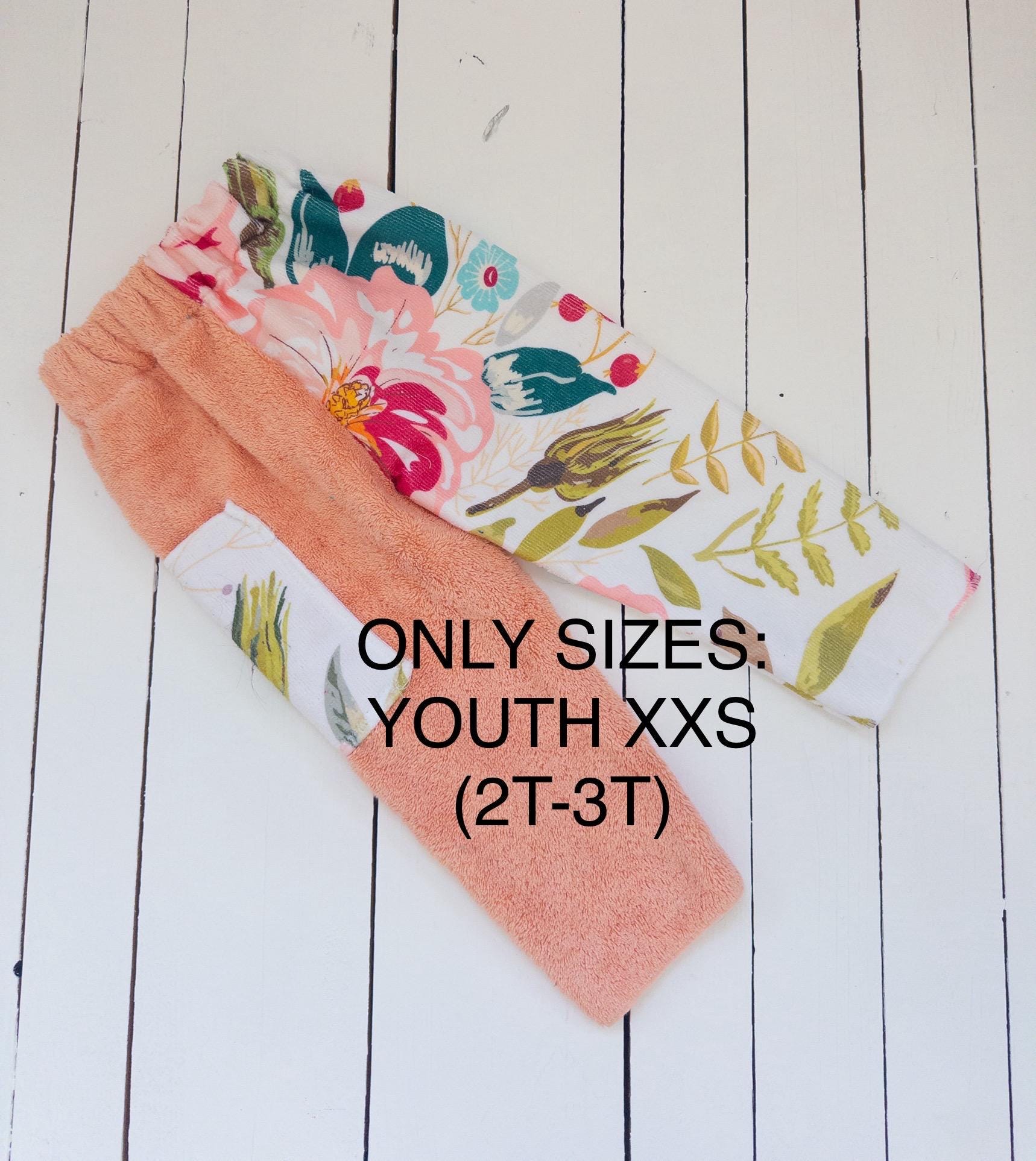 Elegant Flower Towel Pants