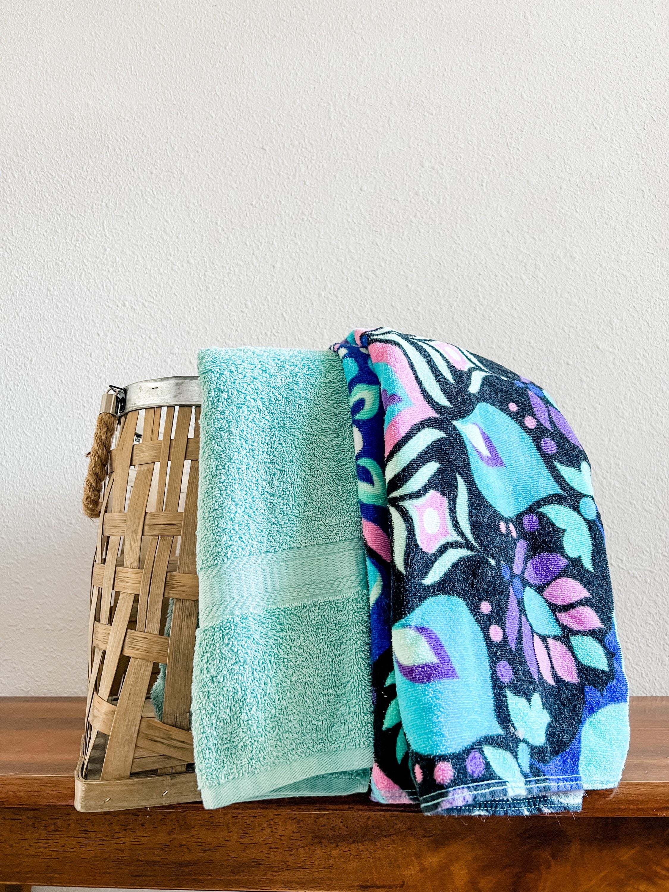 Blue Tone Mandala Towel Pants