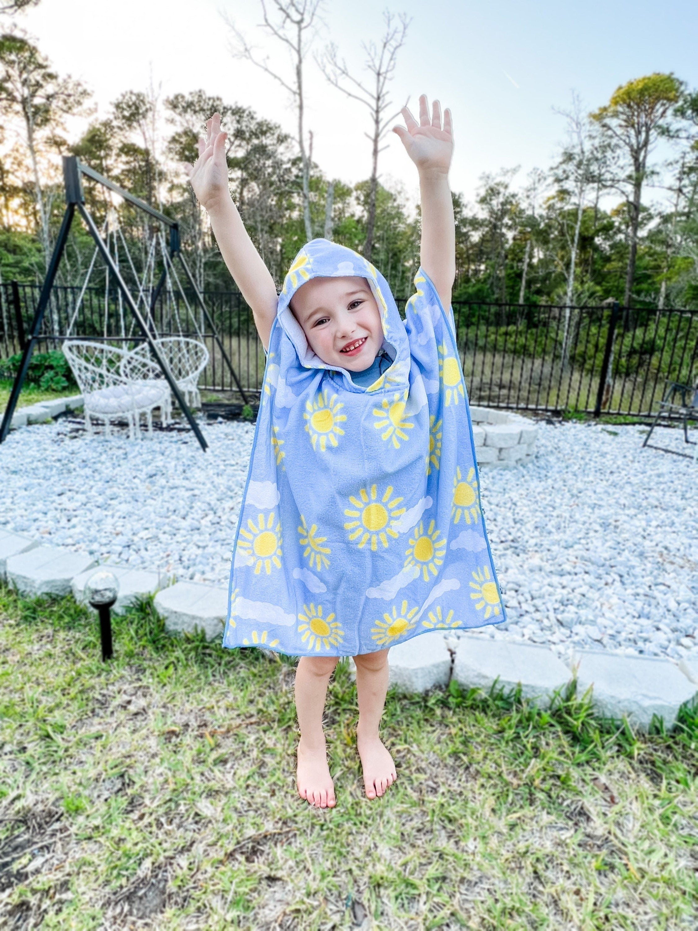 The Sun Will Come Out Tomorrow Towel Poncho