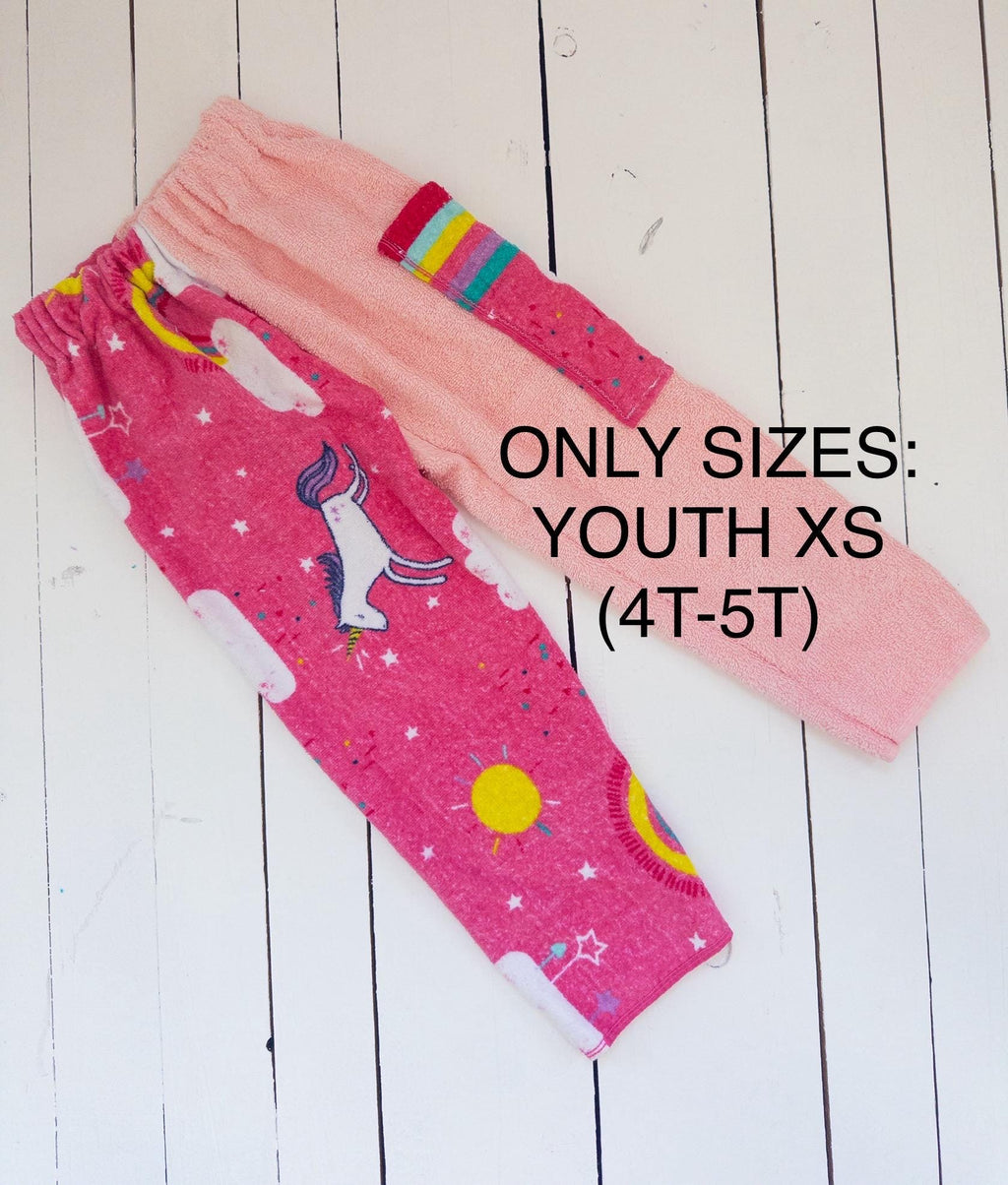 Unicorn Rainbow Towel Pants