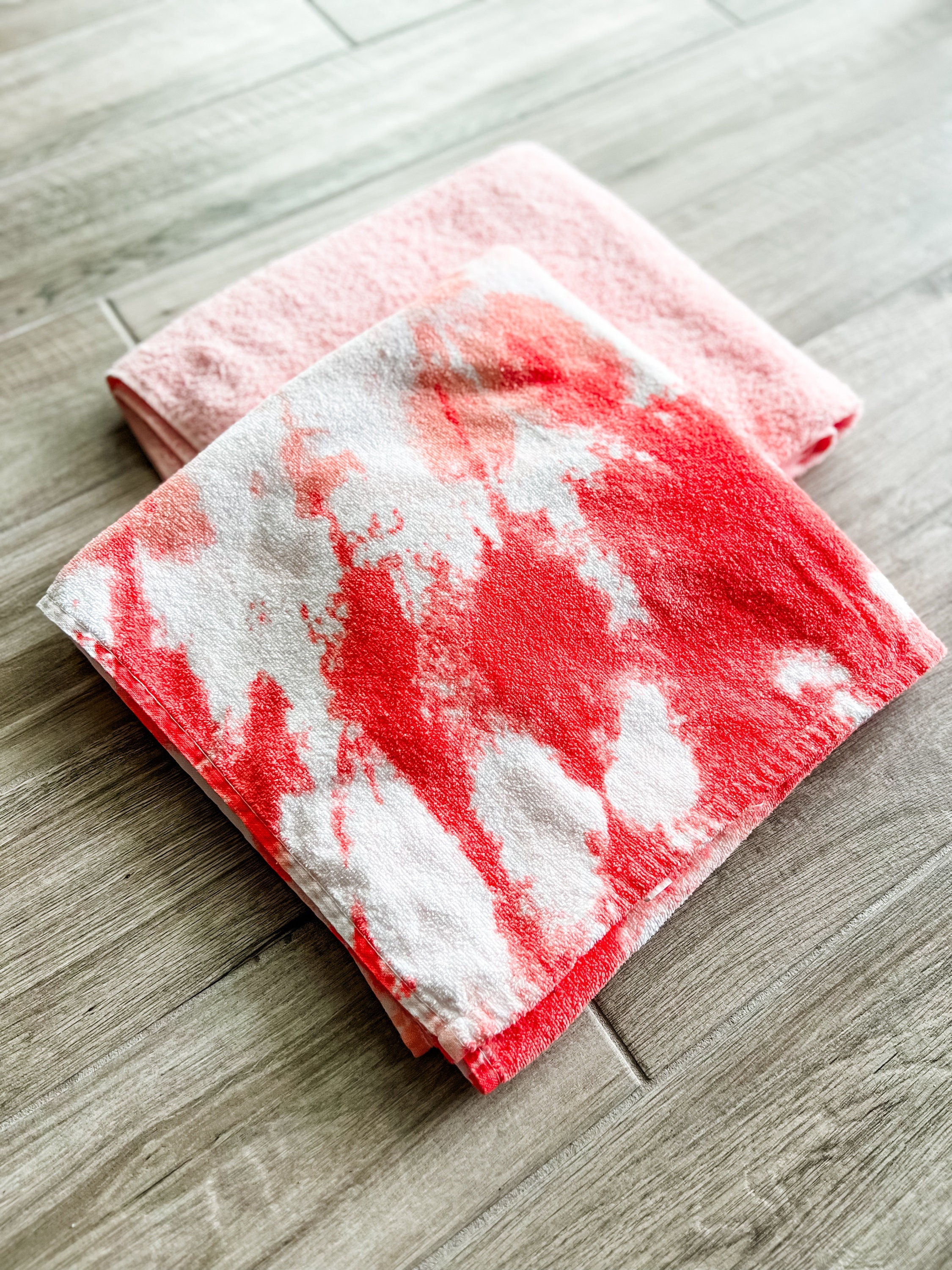 Pink Tiedye Towel Pants