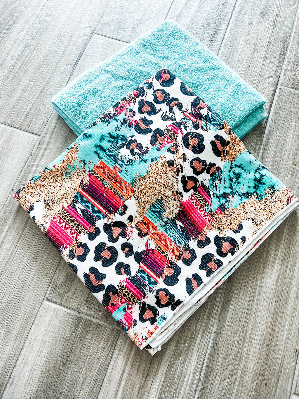 Leopard Eclectic Microfiber Towel Pants