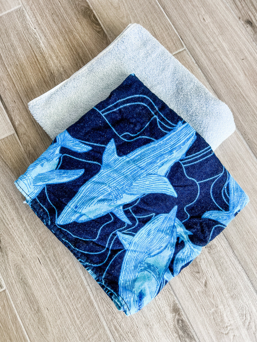 Swimming Shark Towel Pants