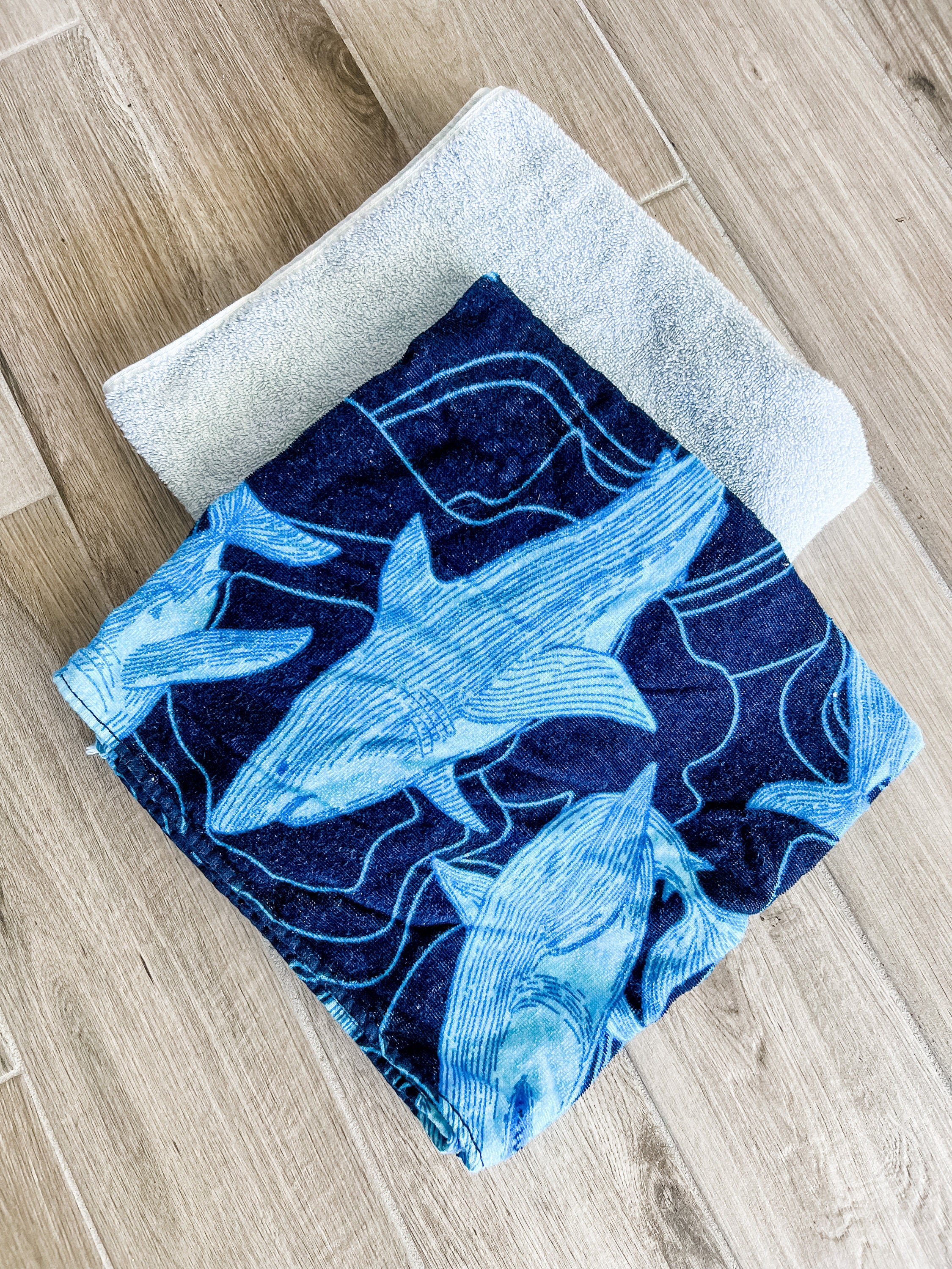 Swimming Shark Towel Pants