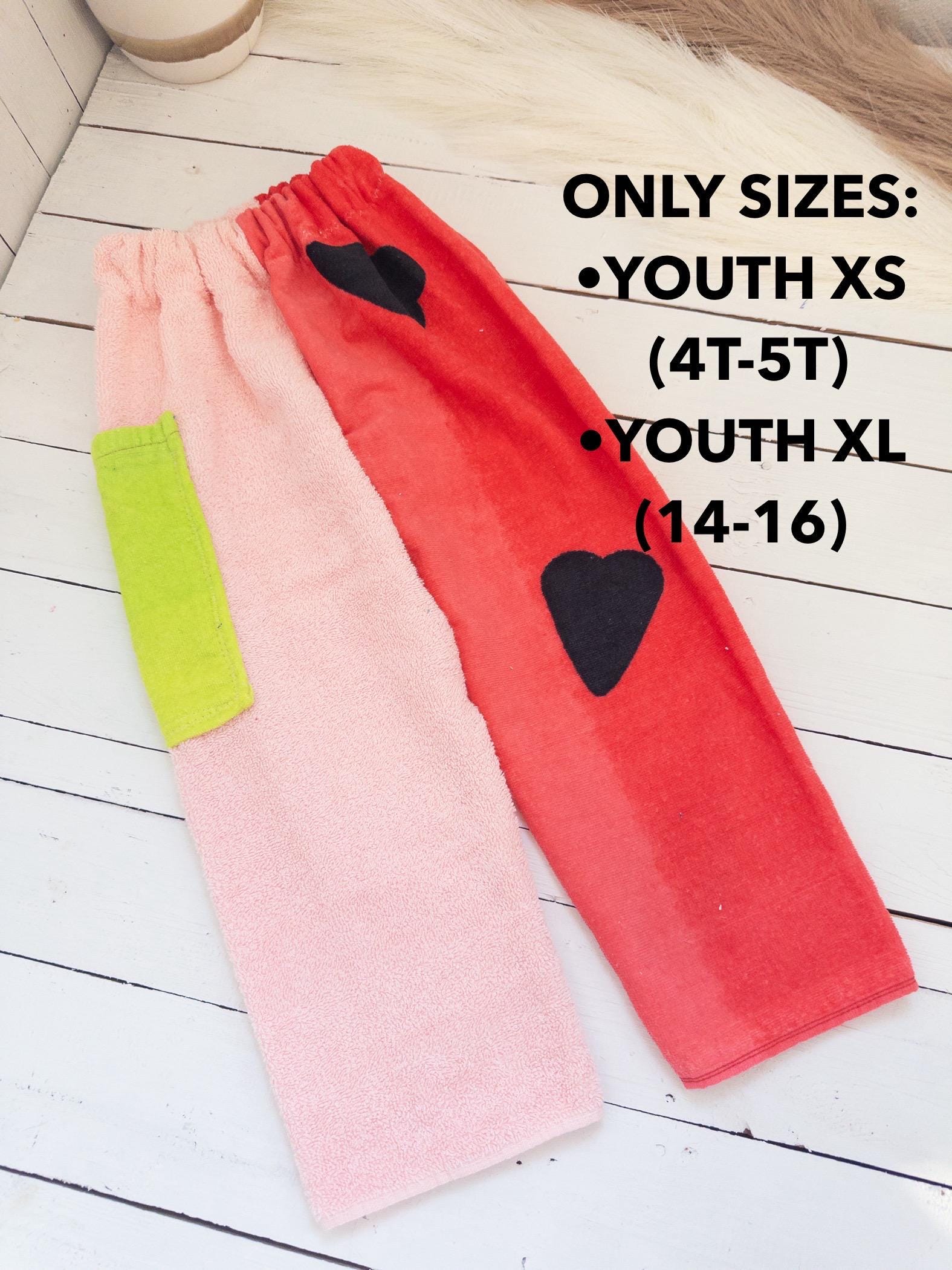 I Heart Watermelon Ombré Towel Pants