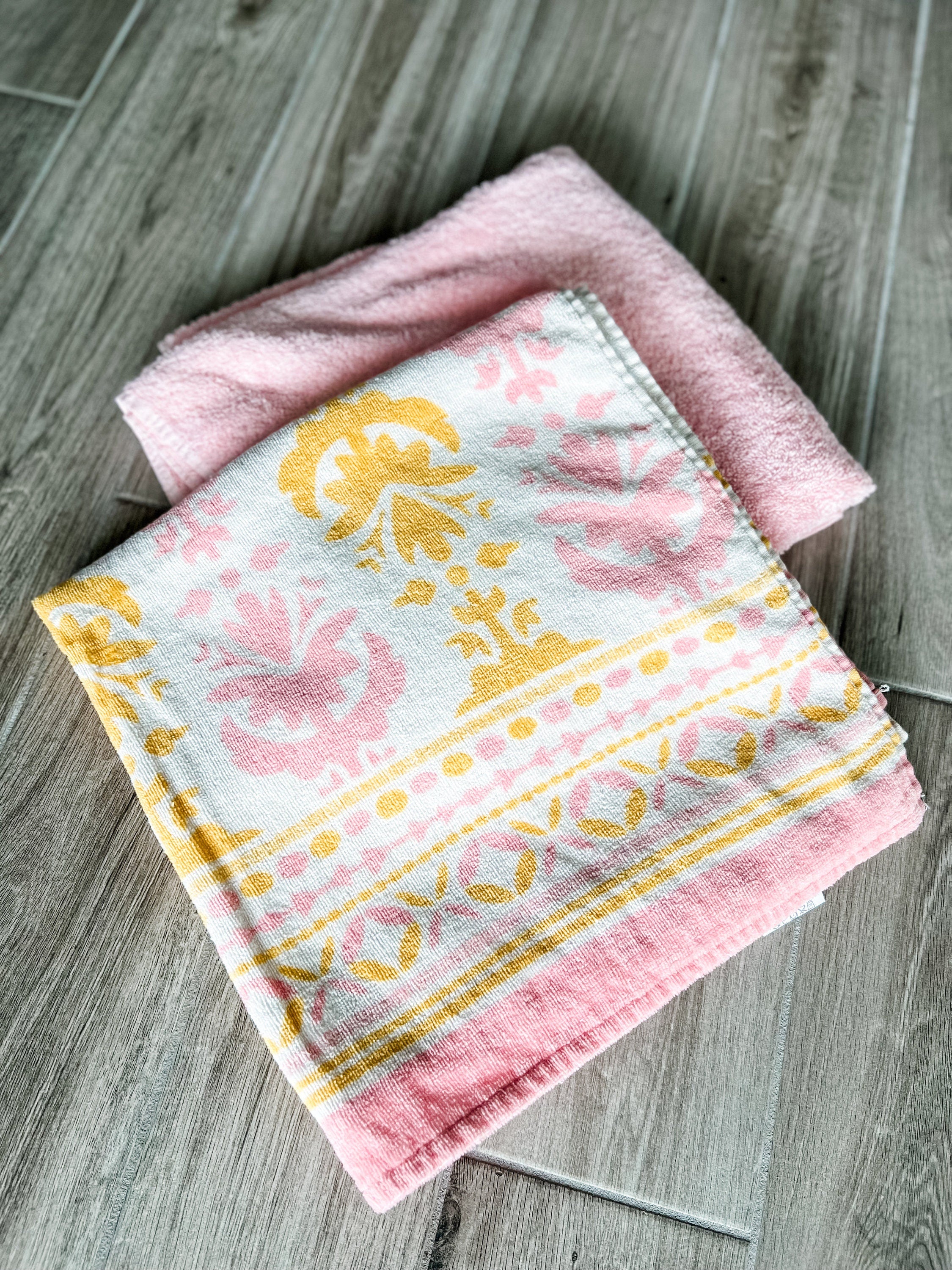Pretty & Pink Towel Pants