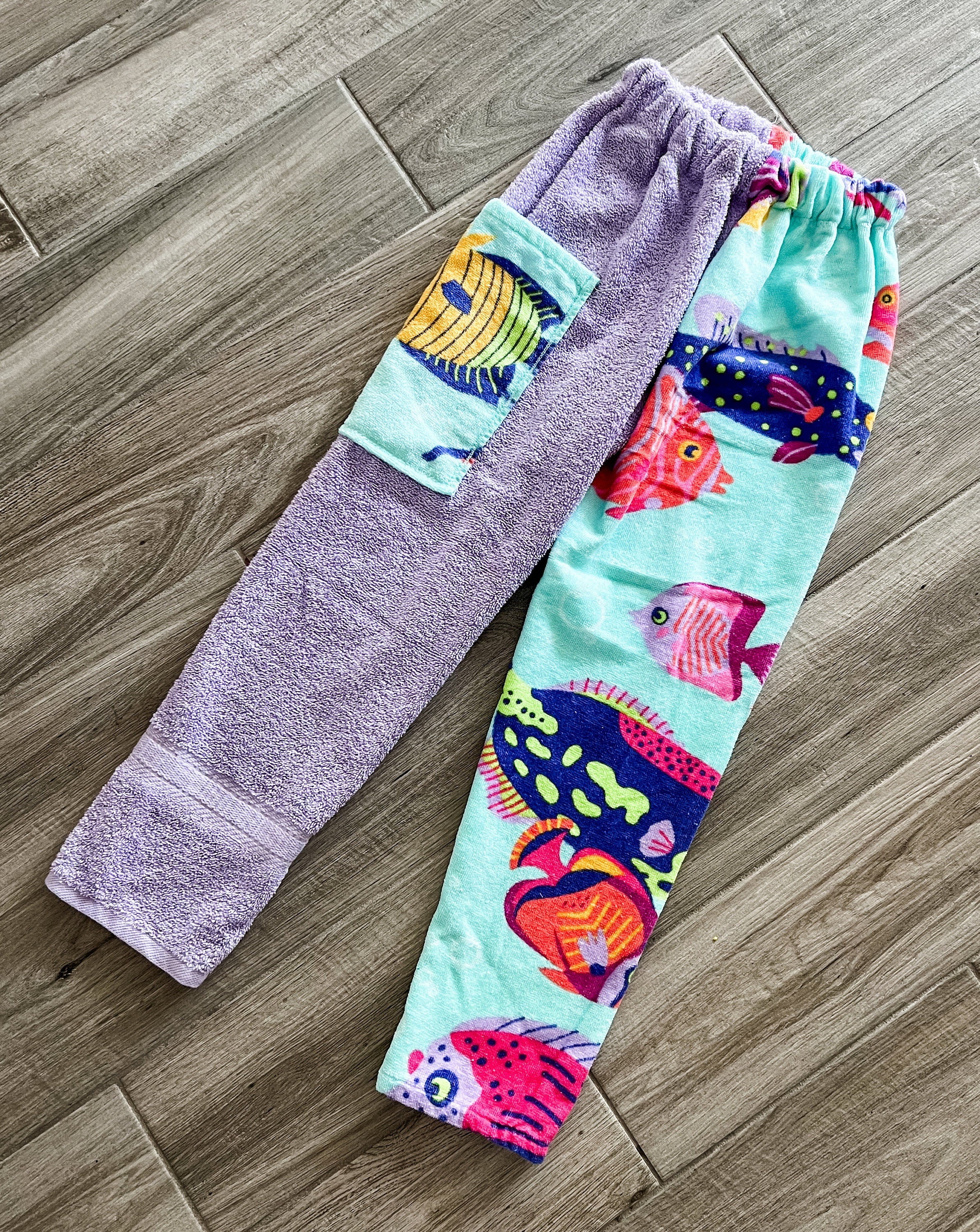 Neon Fishes Towel Pants