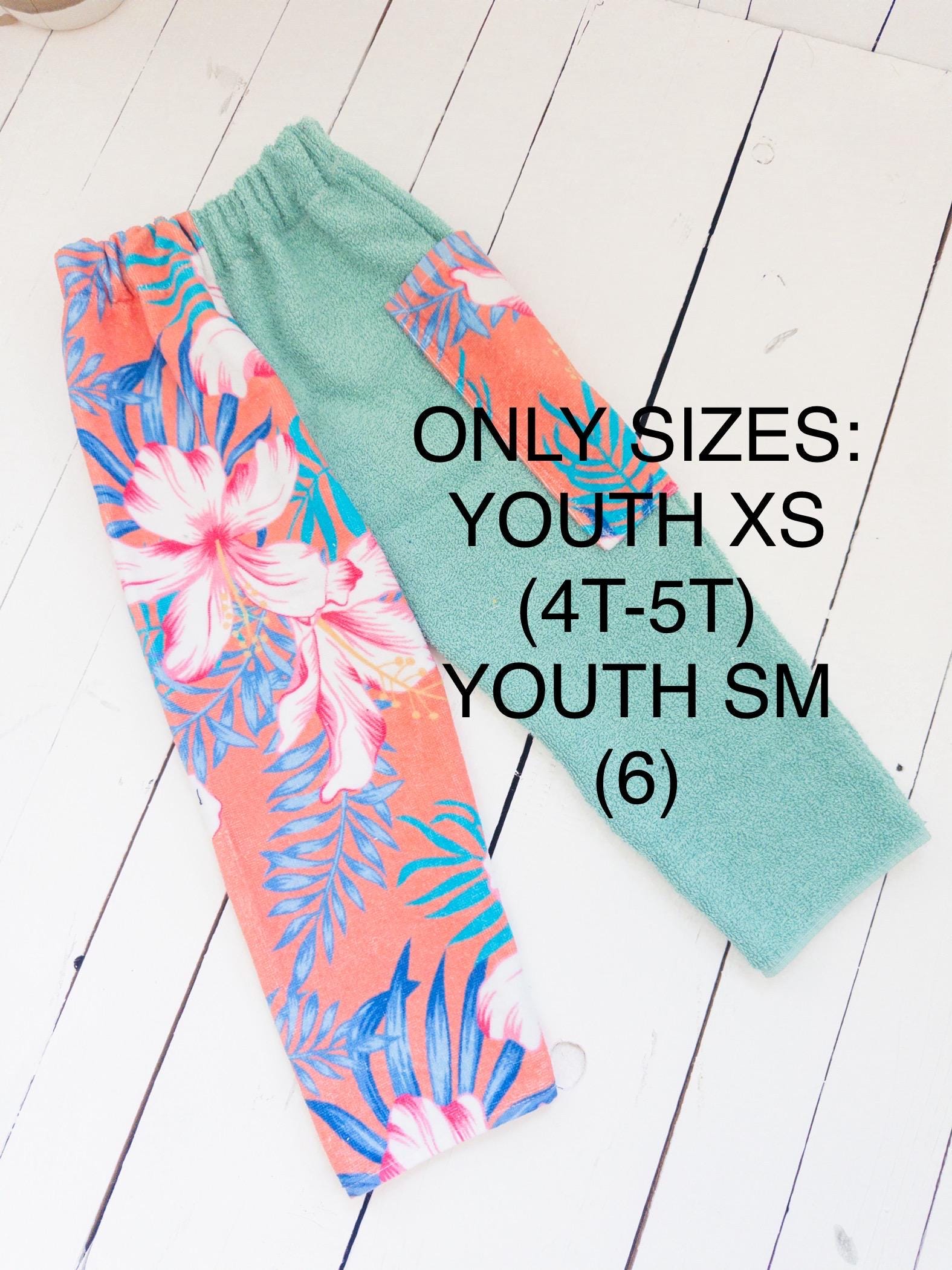 Hibiscus Hawaiian Towel Pants
