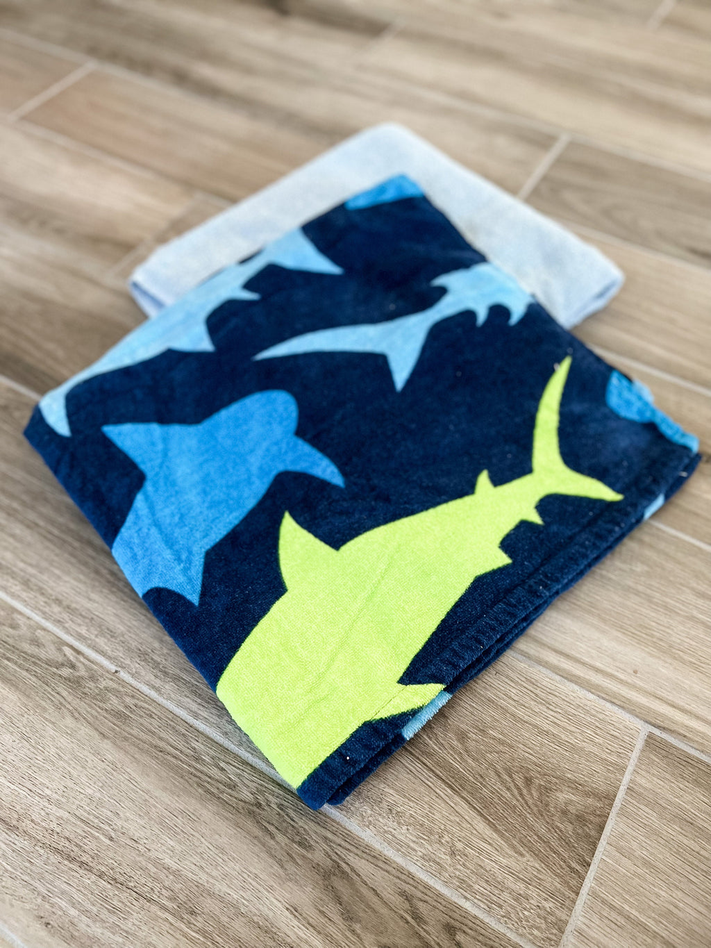 Blue Shark Green Shark Towel Pants
