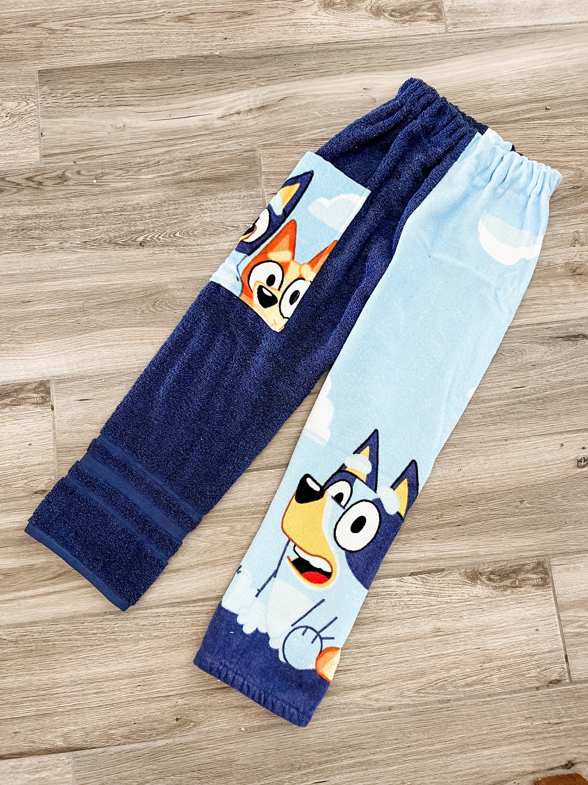 Blue Dog Towel Pants