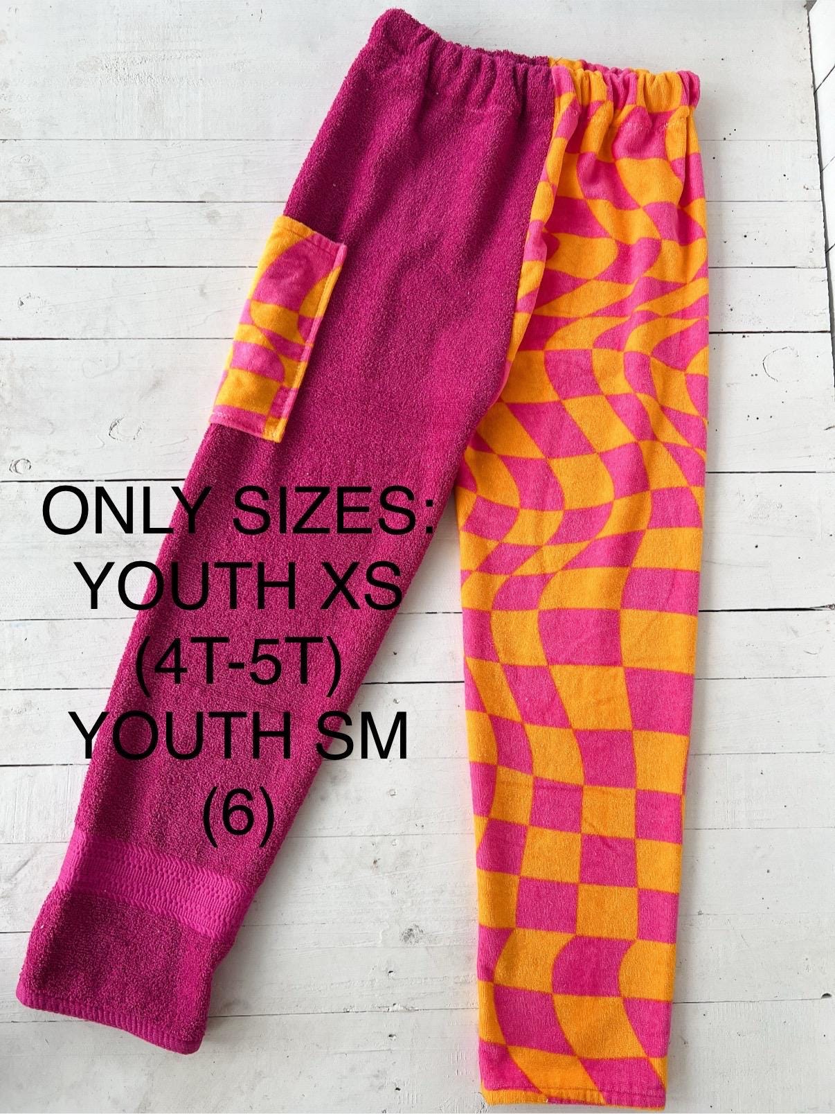 Groovy Checker Towel Pants
