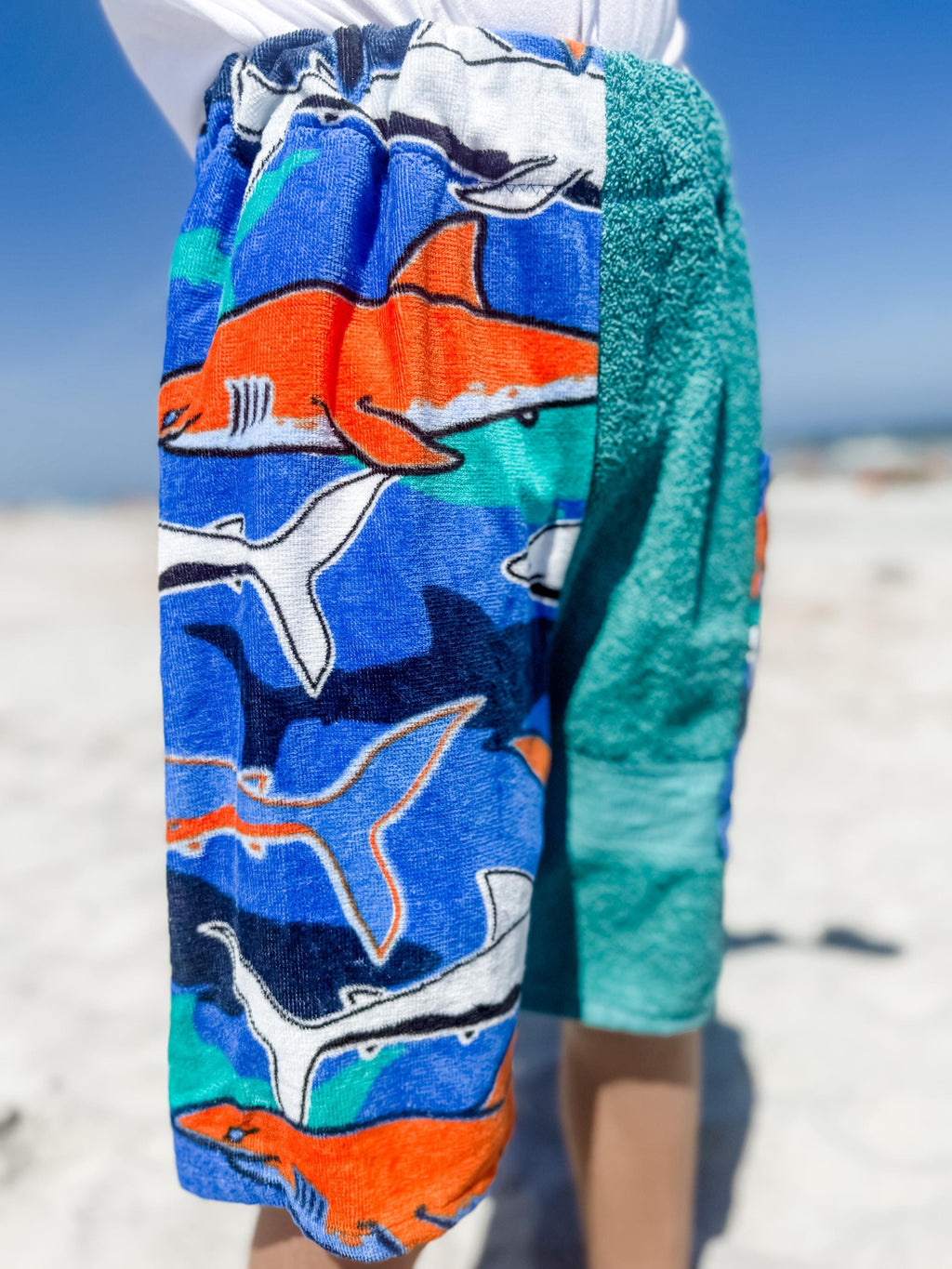 Color Camo Shark Towel Pants