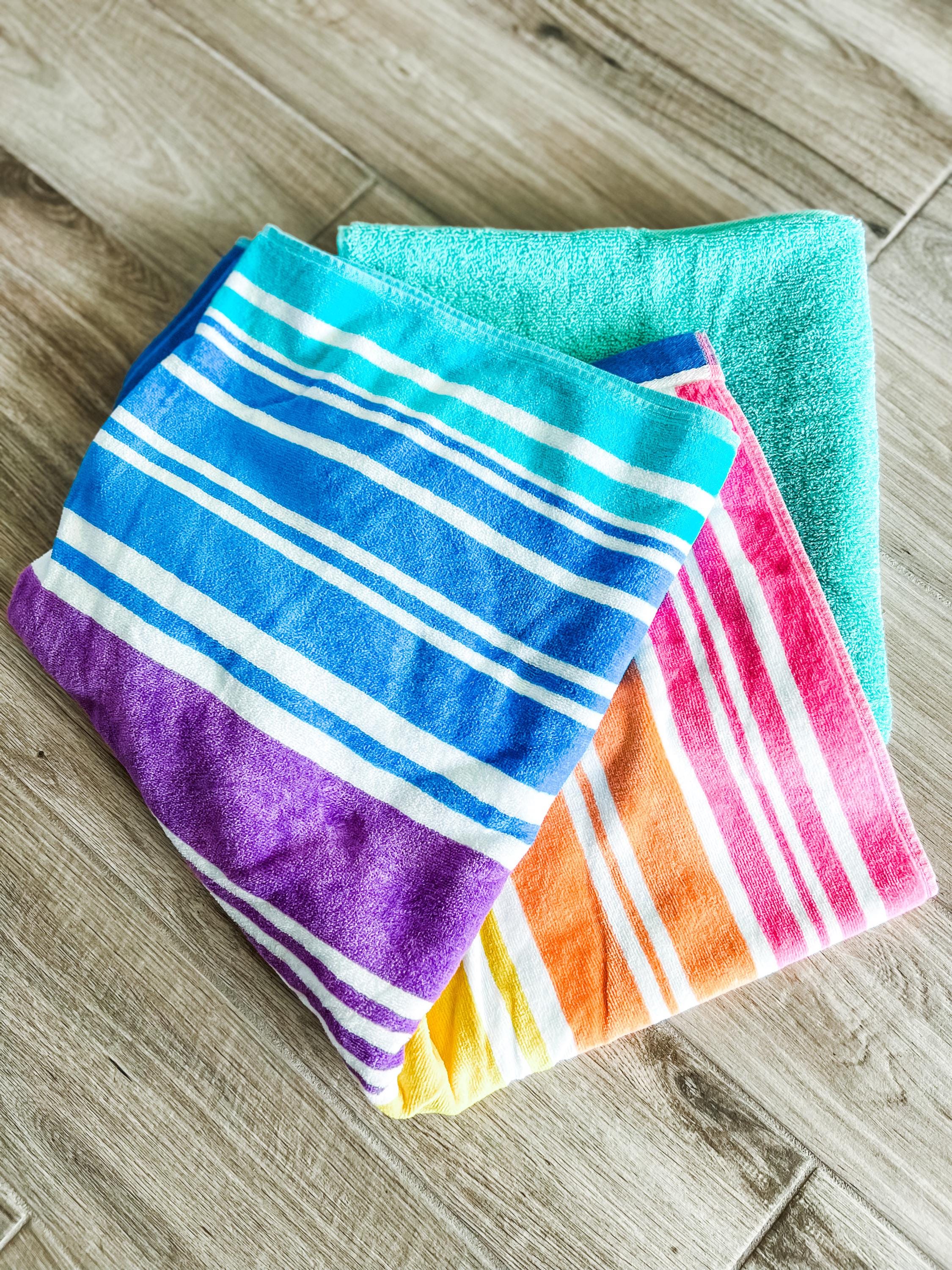 Rainbow Beach Stripes Towel Pants