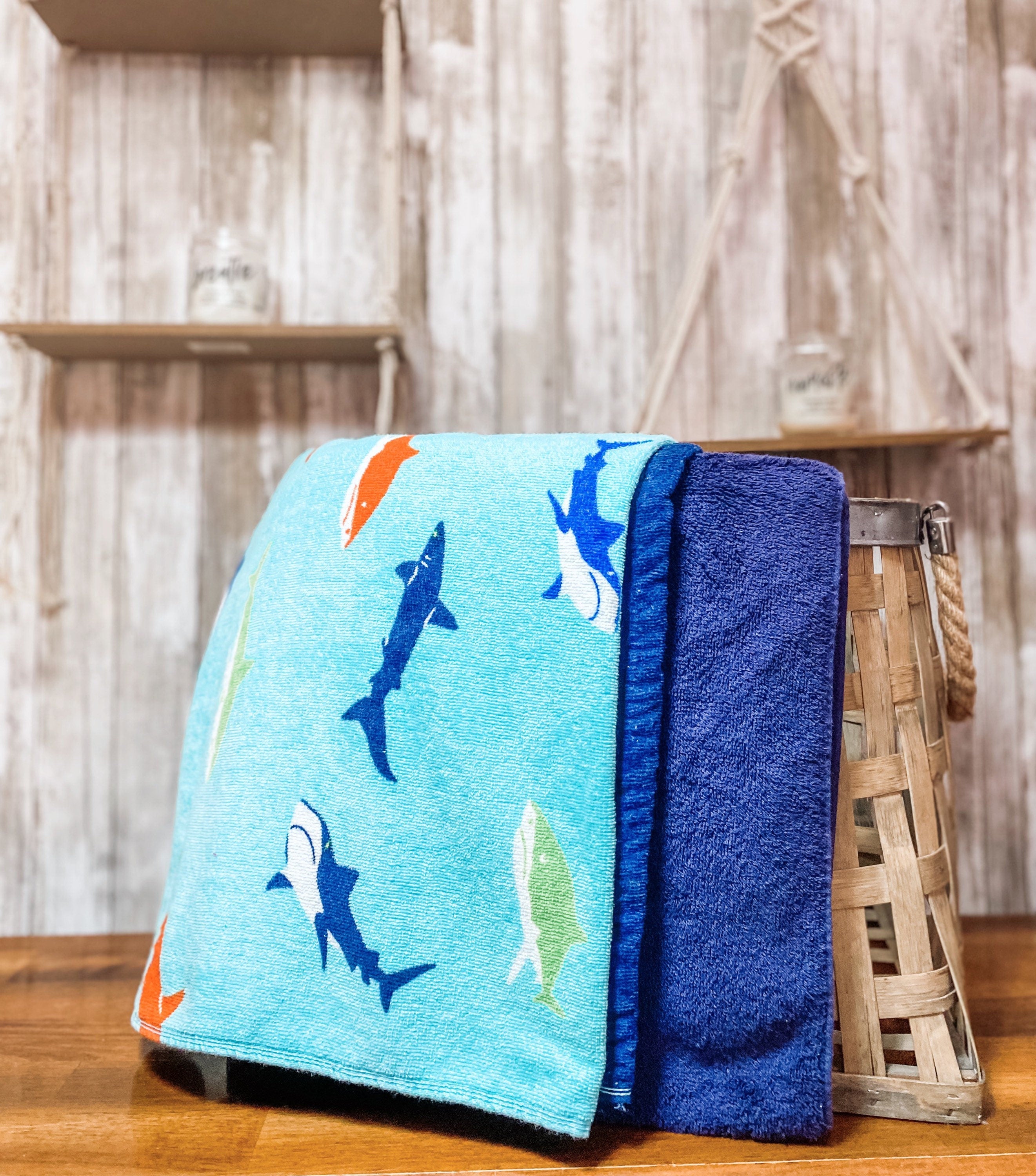 Little Sharks Towel Pants