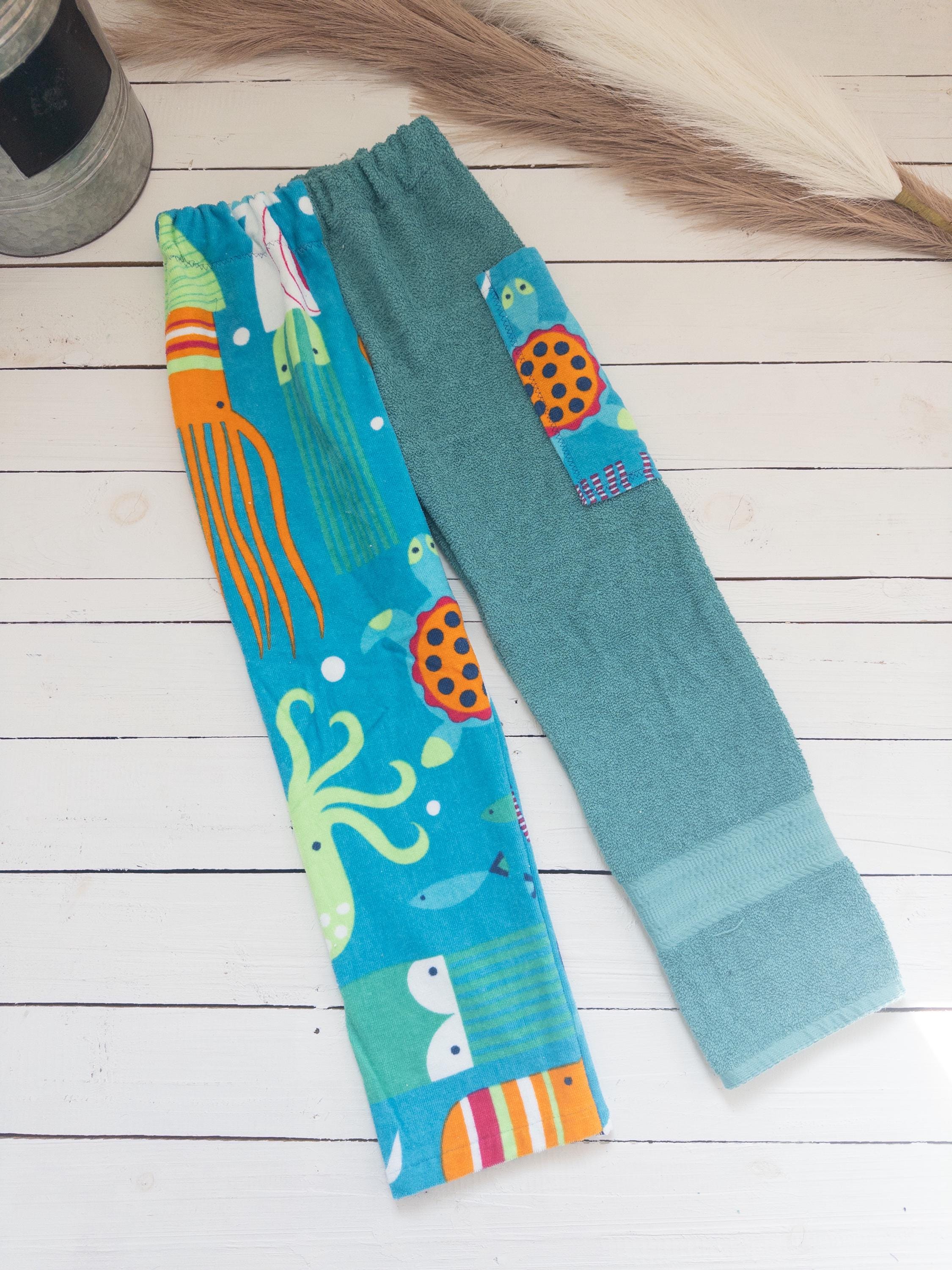 Little Sea Squid Towel Pants