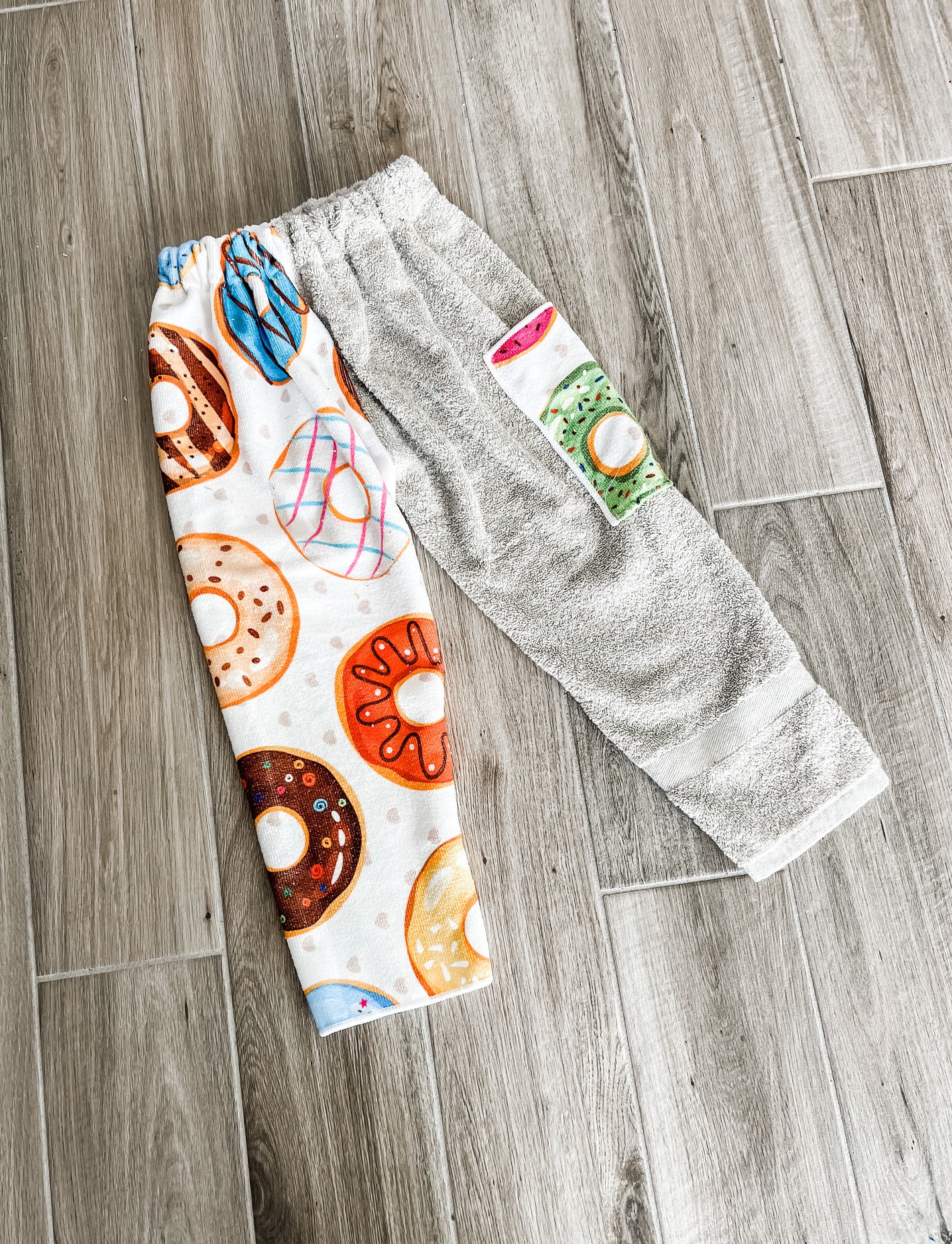 I Heart Donuts Microfiber Towel Pants