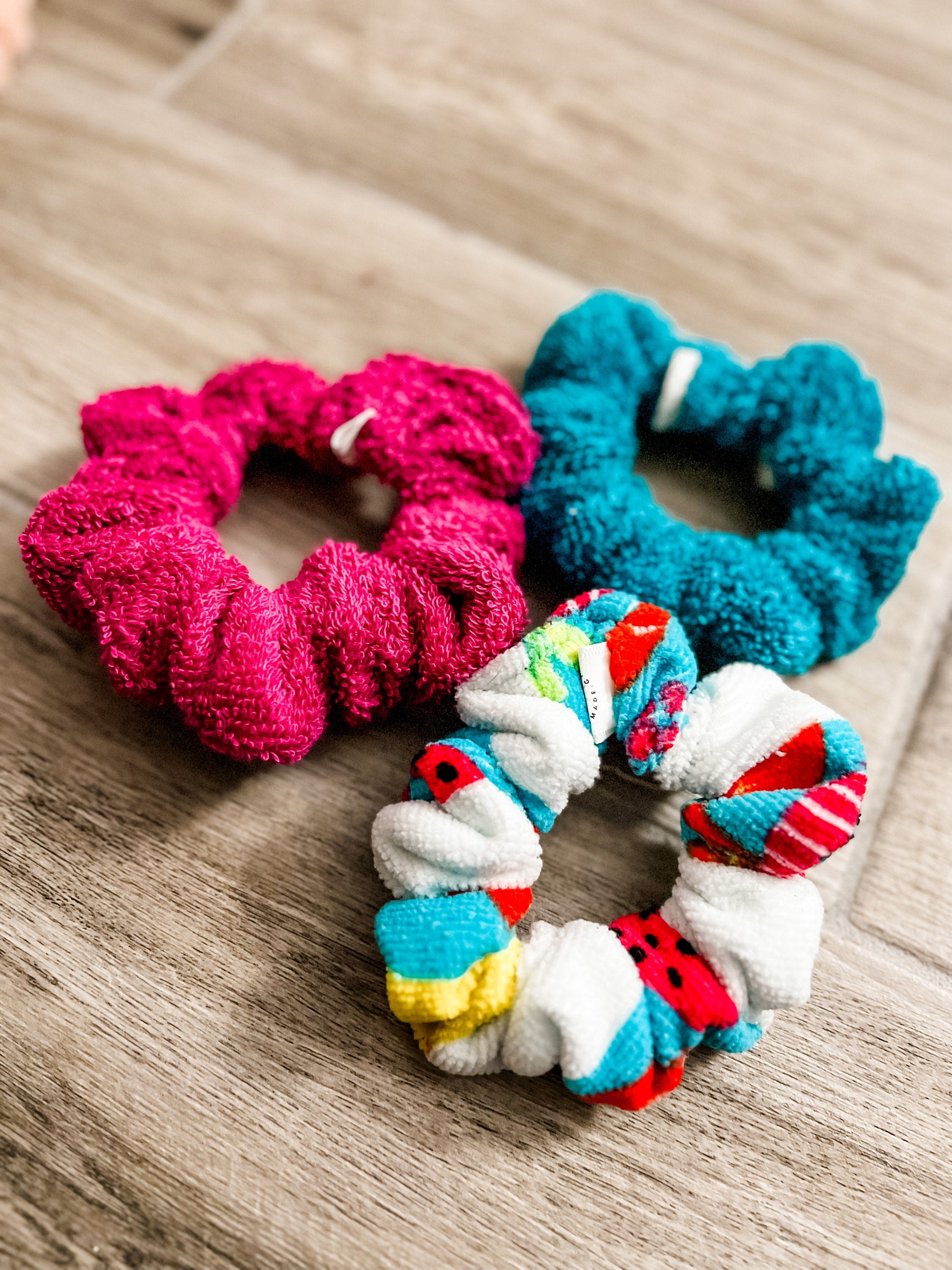 Fruit Stripes Stripe 3PC Towel Scrunchie Pack