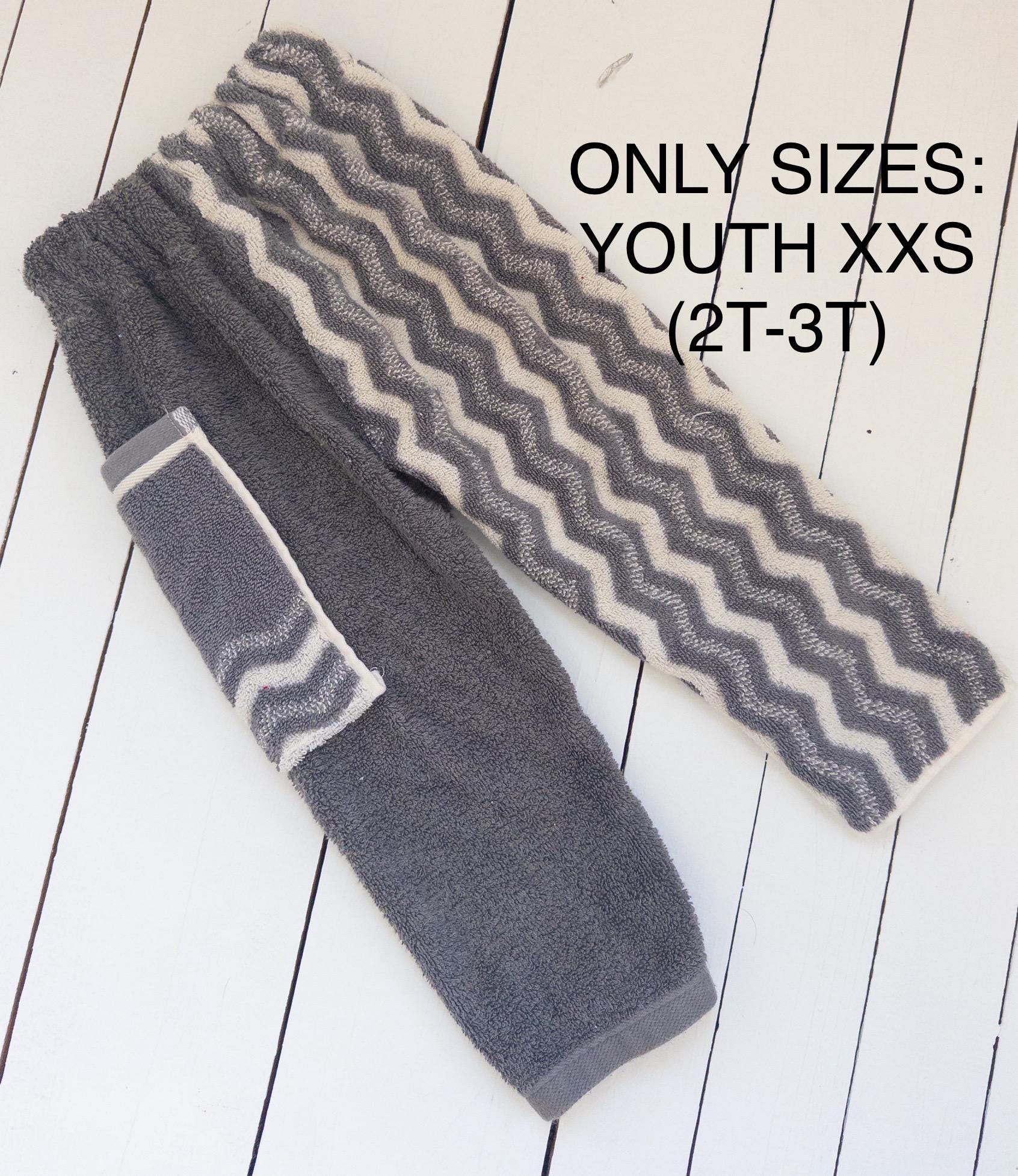 Grey Chevron Towel Pants