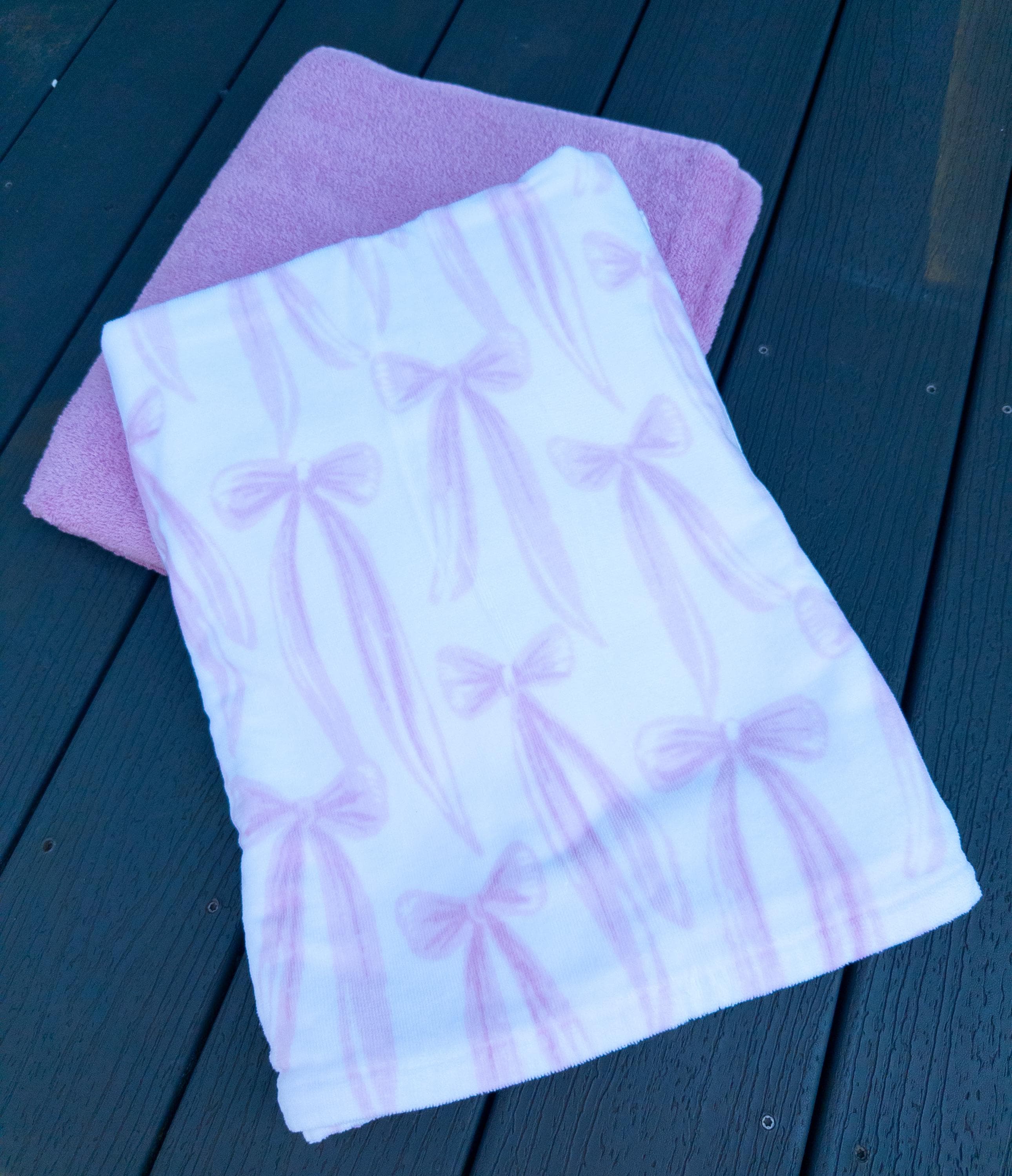 Pink Bows Towel Pants