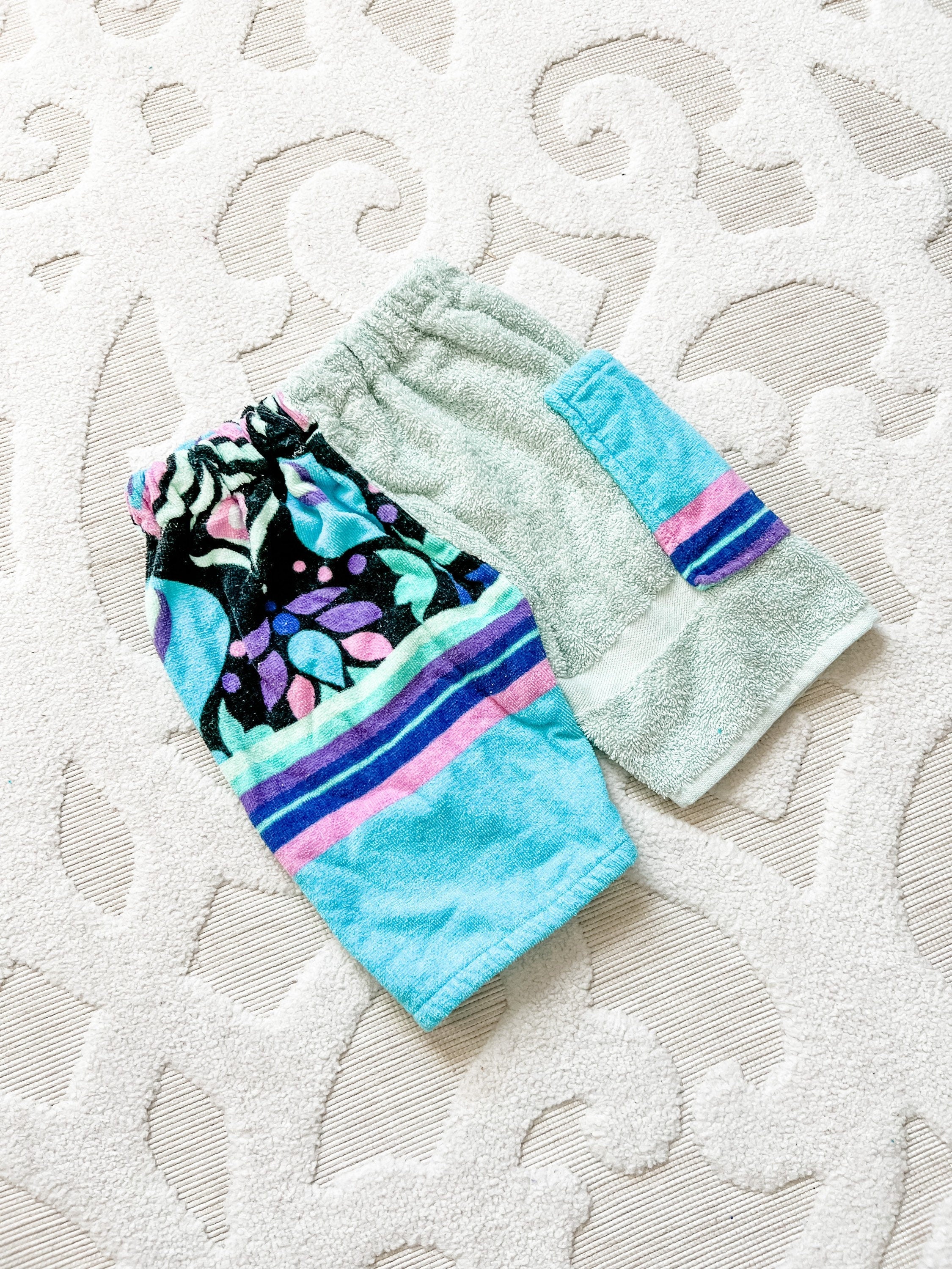 Blue Tone Mandala Towel Pants