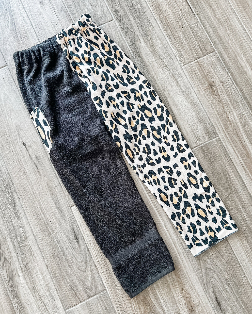 Leopard Microfiber Towel Pants