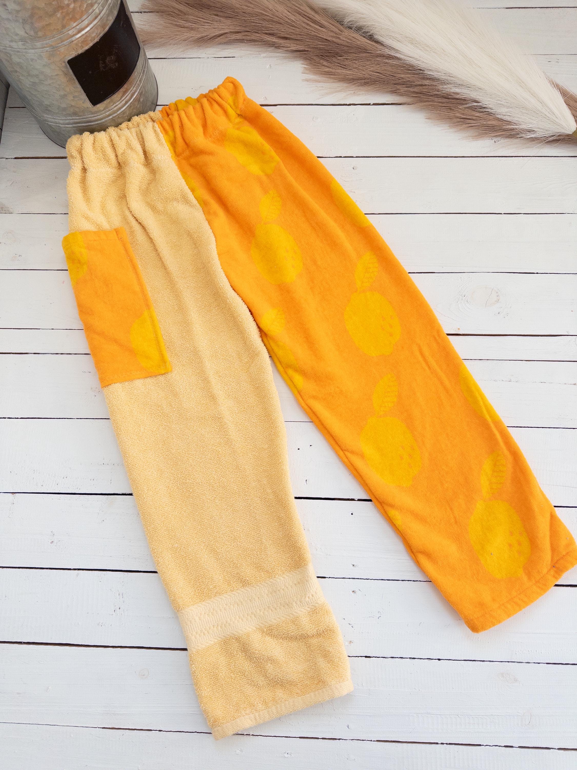 Orange Lemon Towel Pants