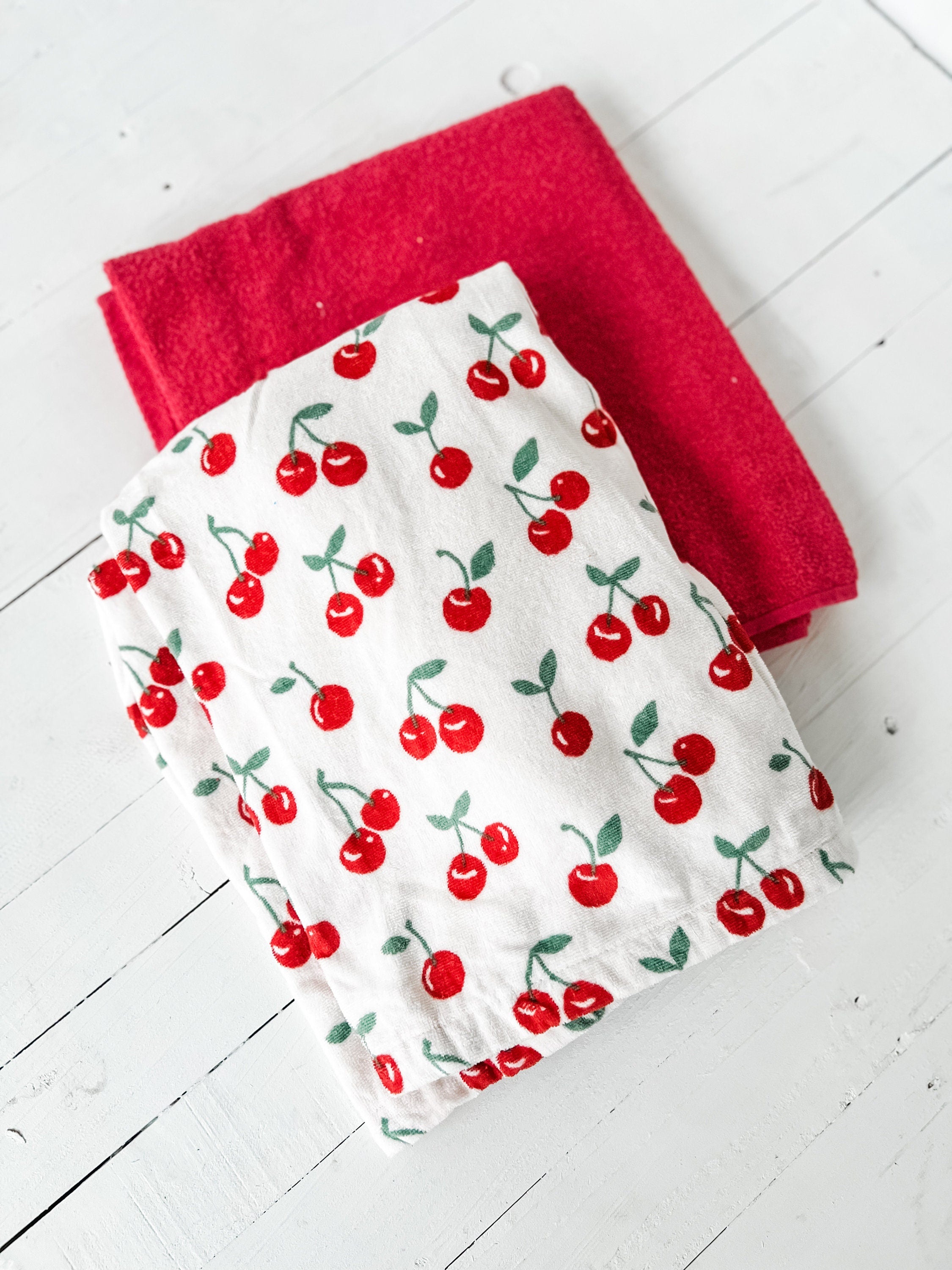 Classic Cherry Towel Pants