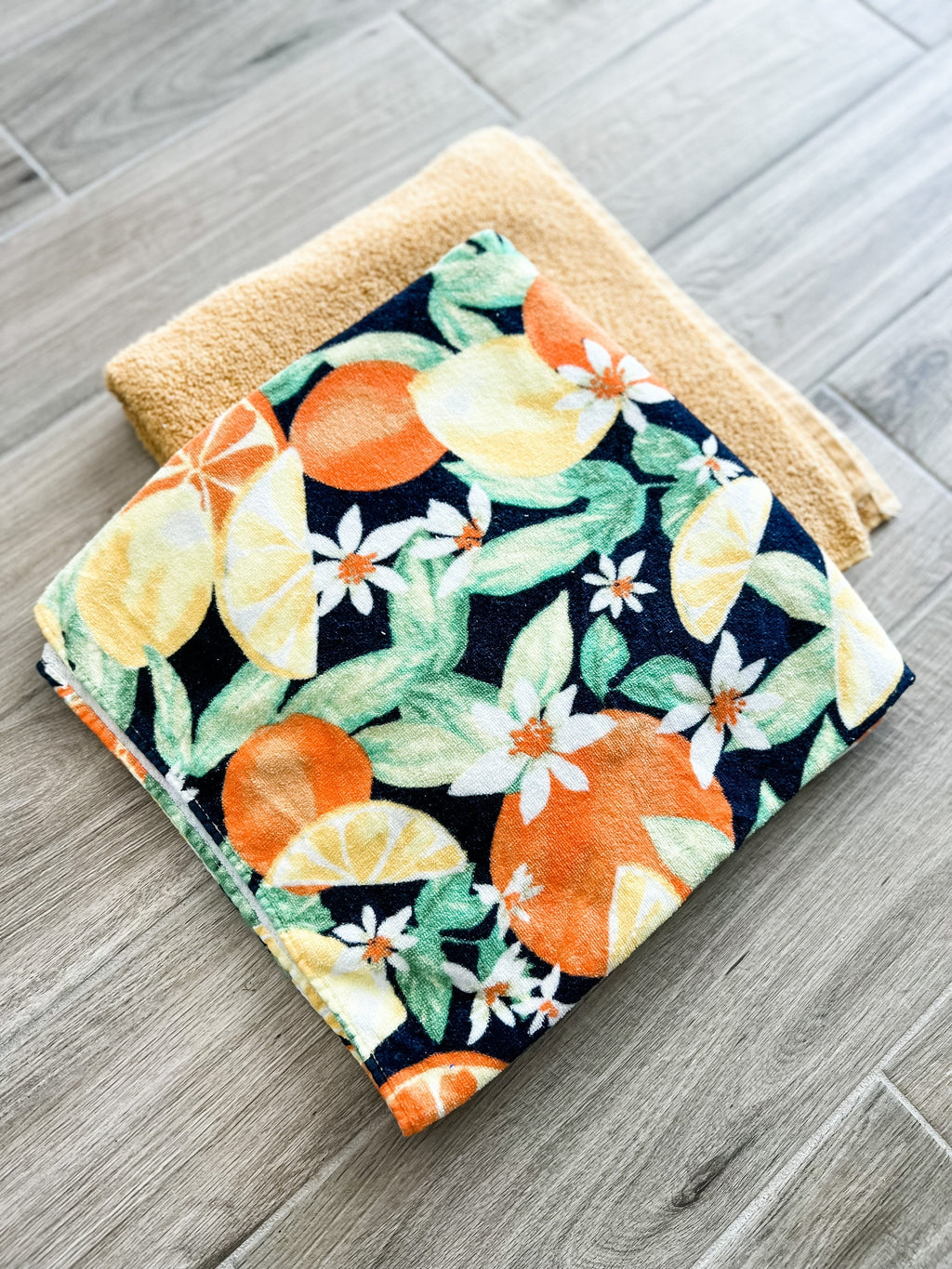 Vintage Citrus Towel Pants