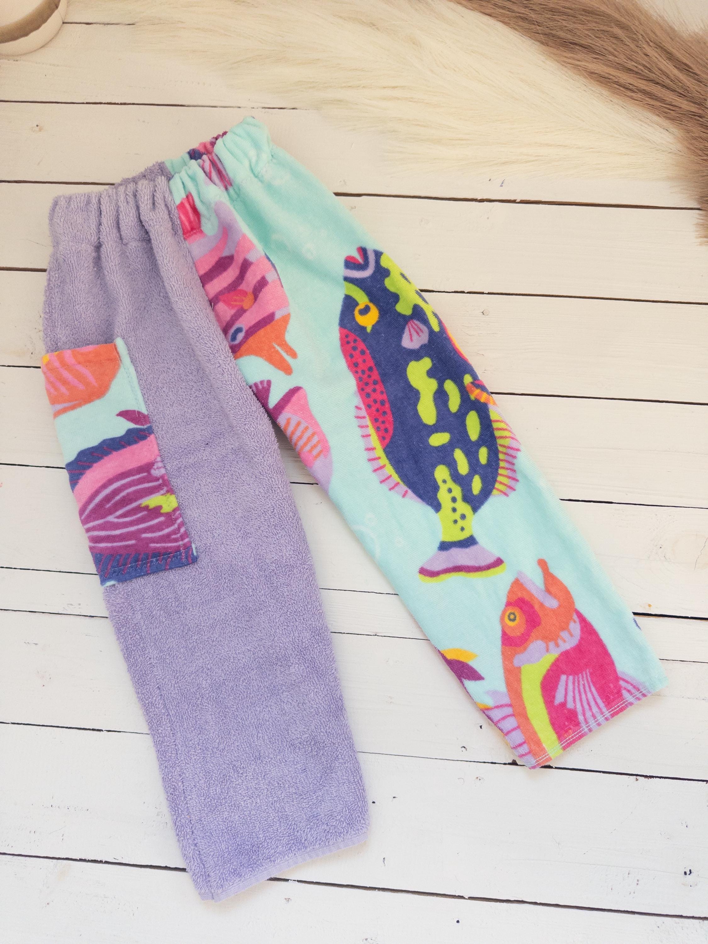 Neon Fishes Towel Pants