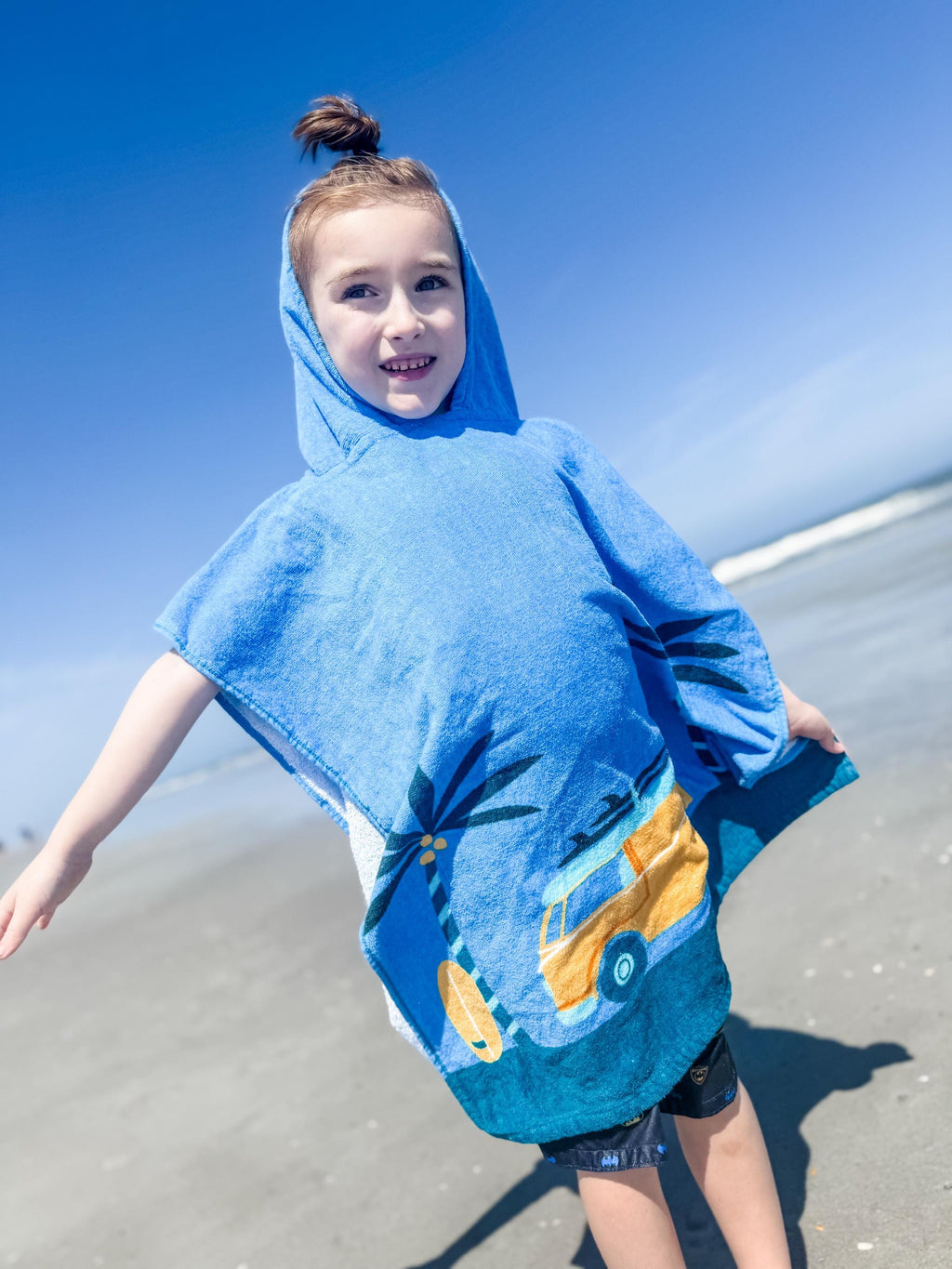 Happy Camper Towel Poncho