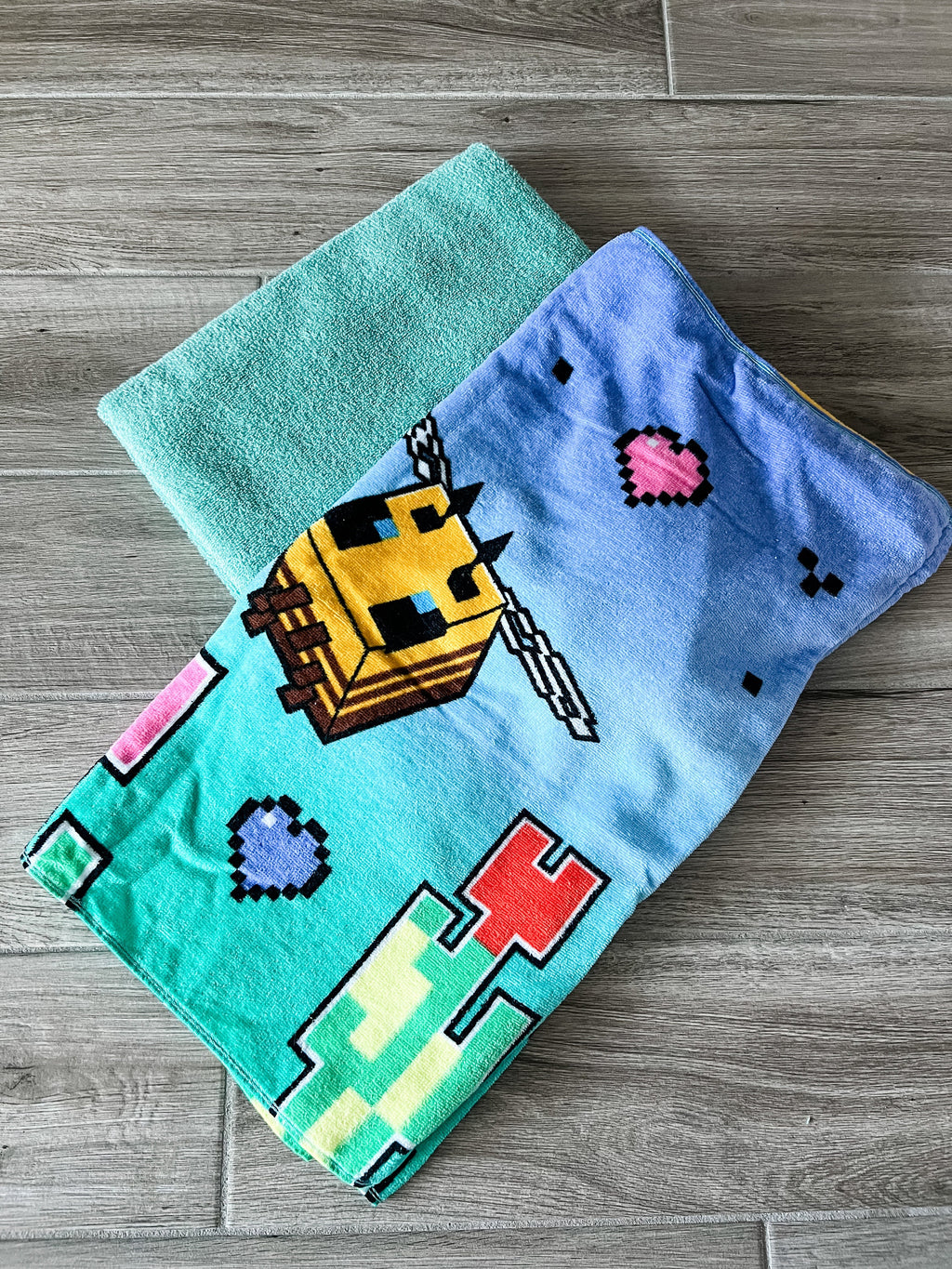 Pixel Gamer Bee Towel Pants