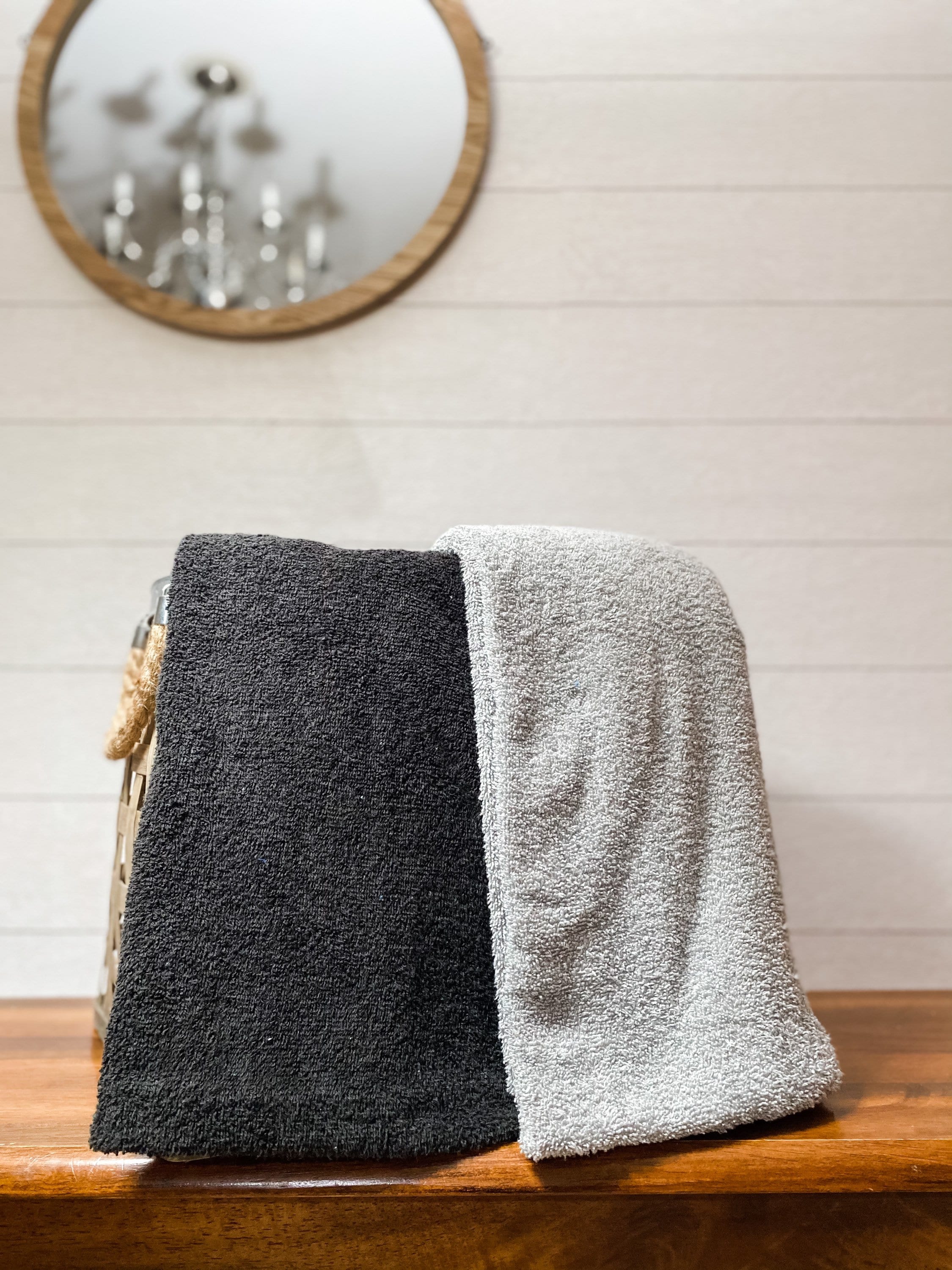 Just Grey and Black Towel Pants