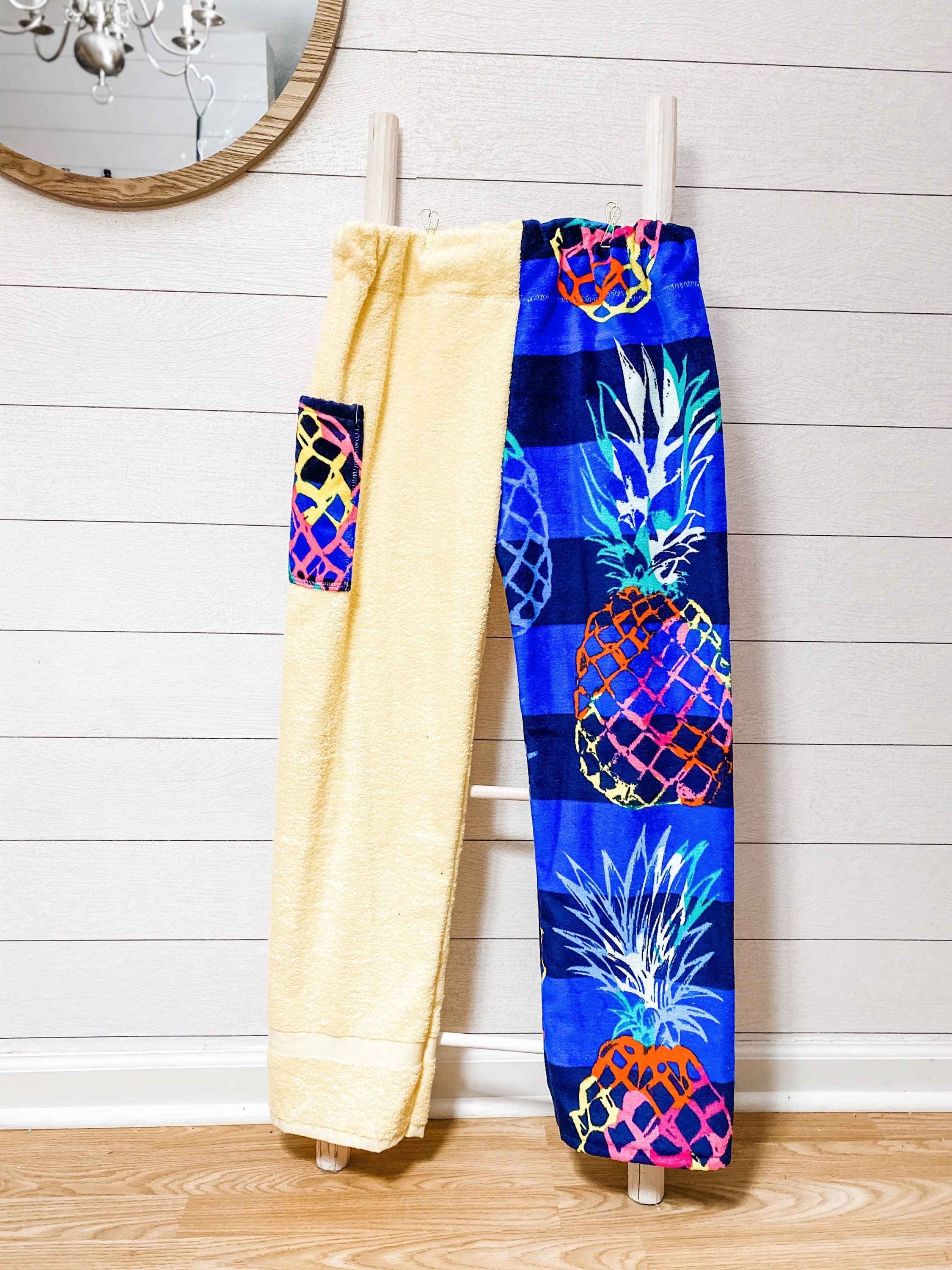 Tie Dye Pineapple Towel Pants