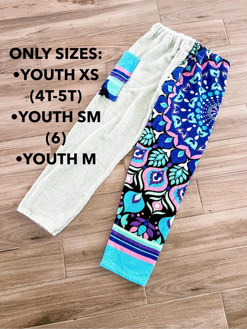Blue Tone Mandala Towel Pants