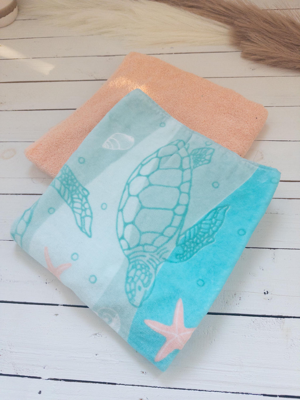 Starfish & Seaturtle Towel Pants