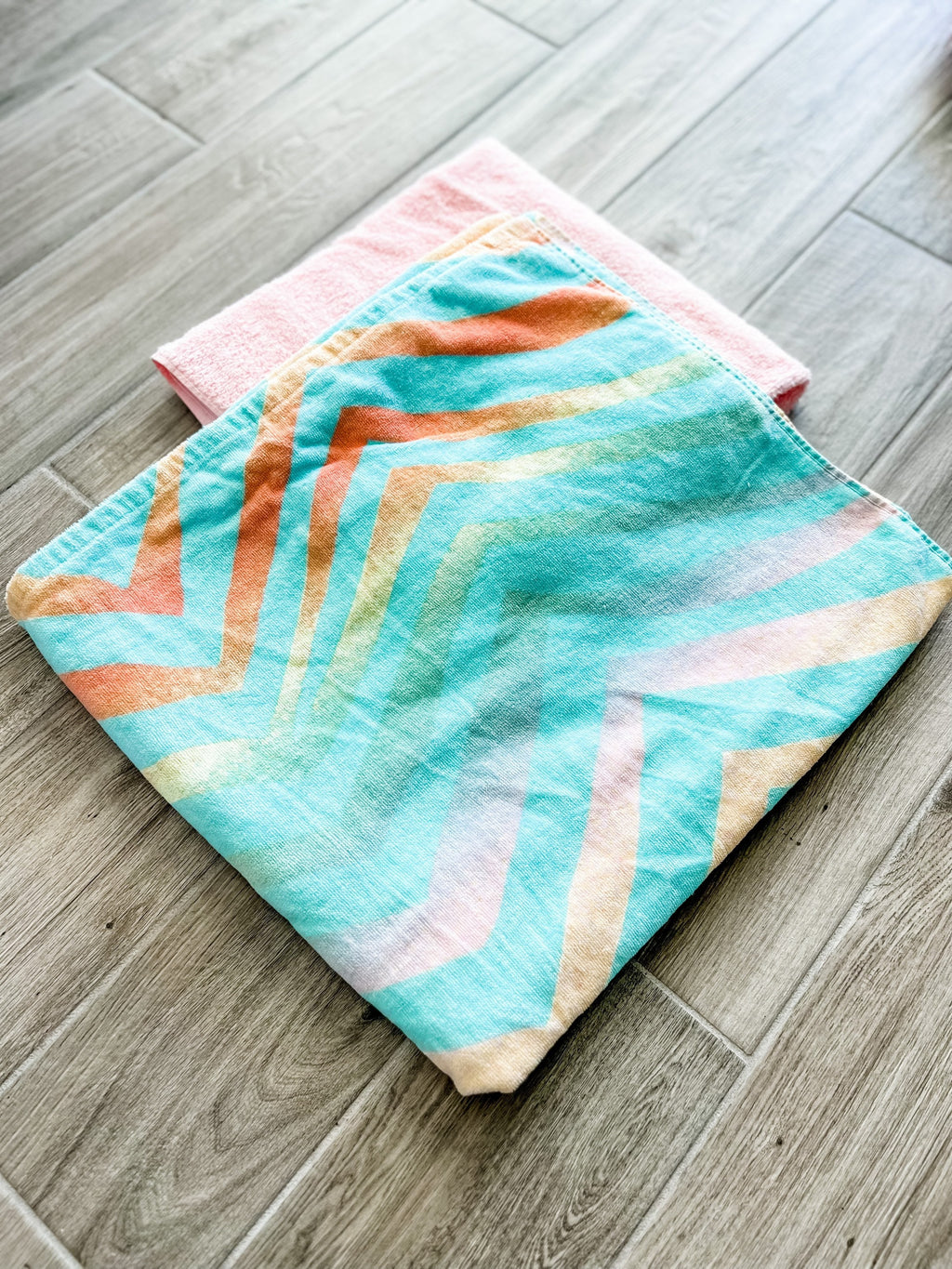 Colorful Zebra Stripes Towel Pants