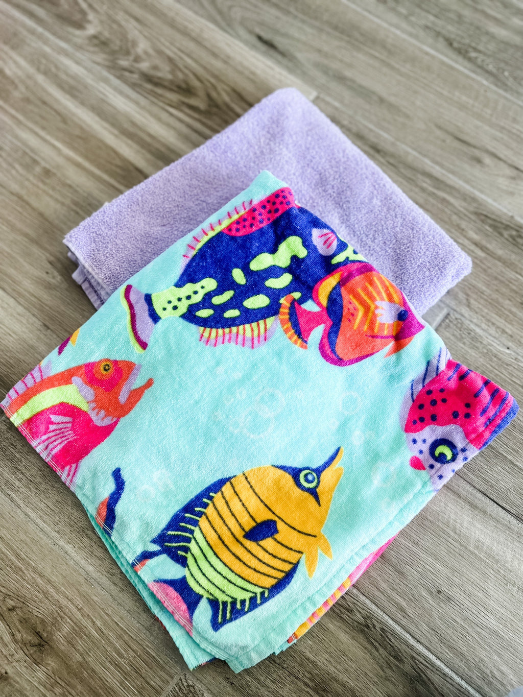 Neon Fishes Towel Pants