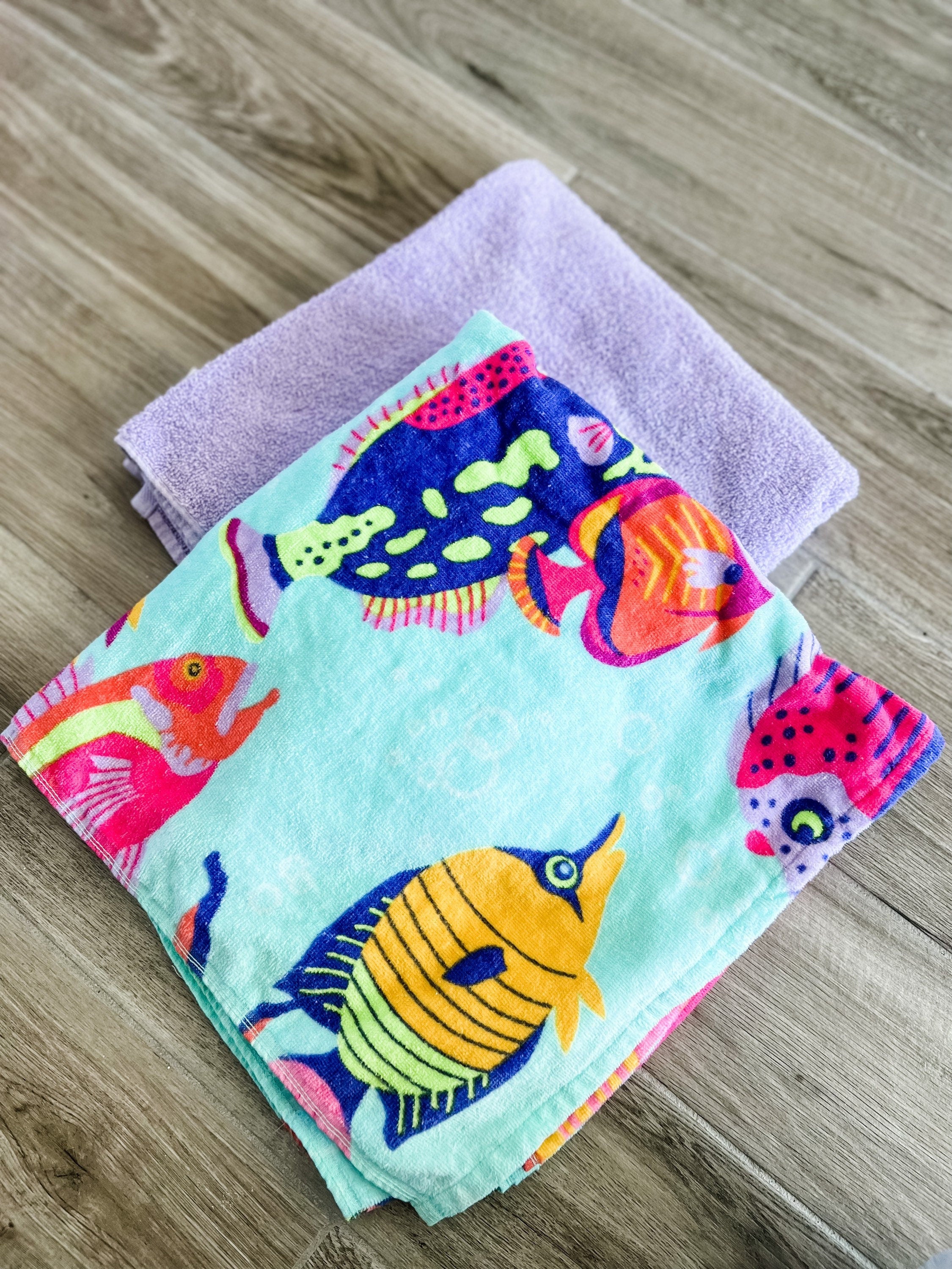 Neon Fishes Towel Pants